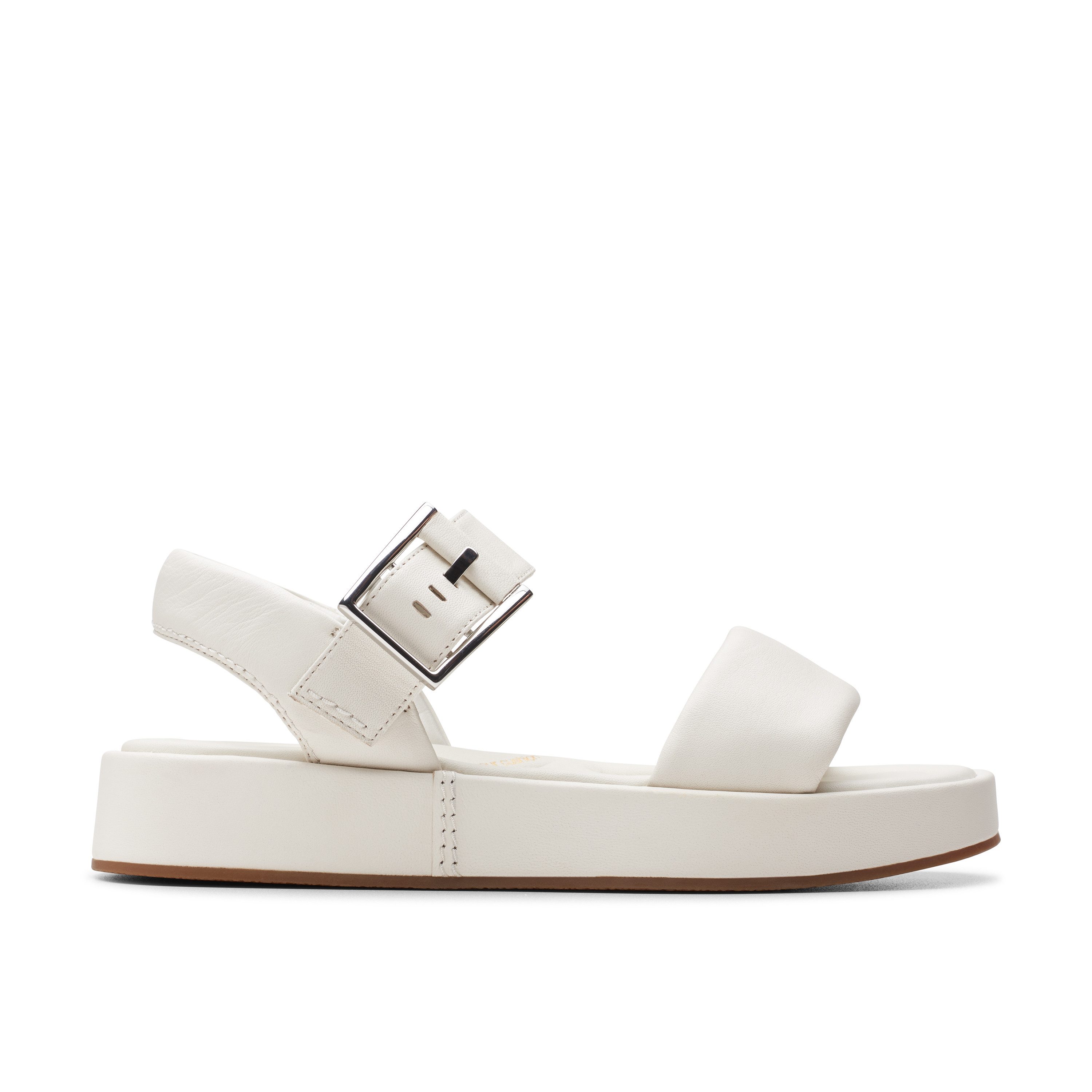 Clarks Sandalen Alda Strap , sandaal, flats met plateausool