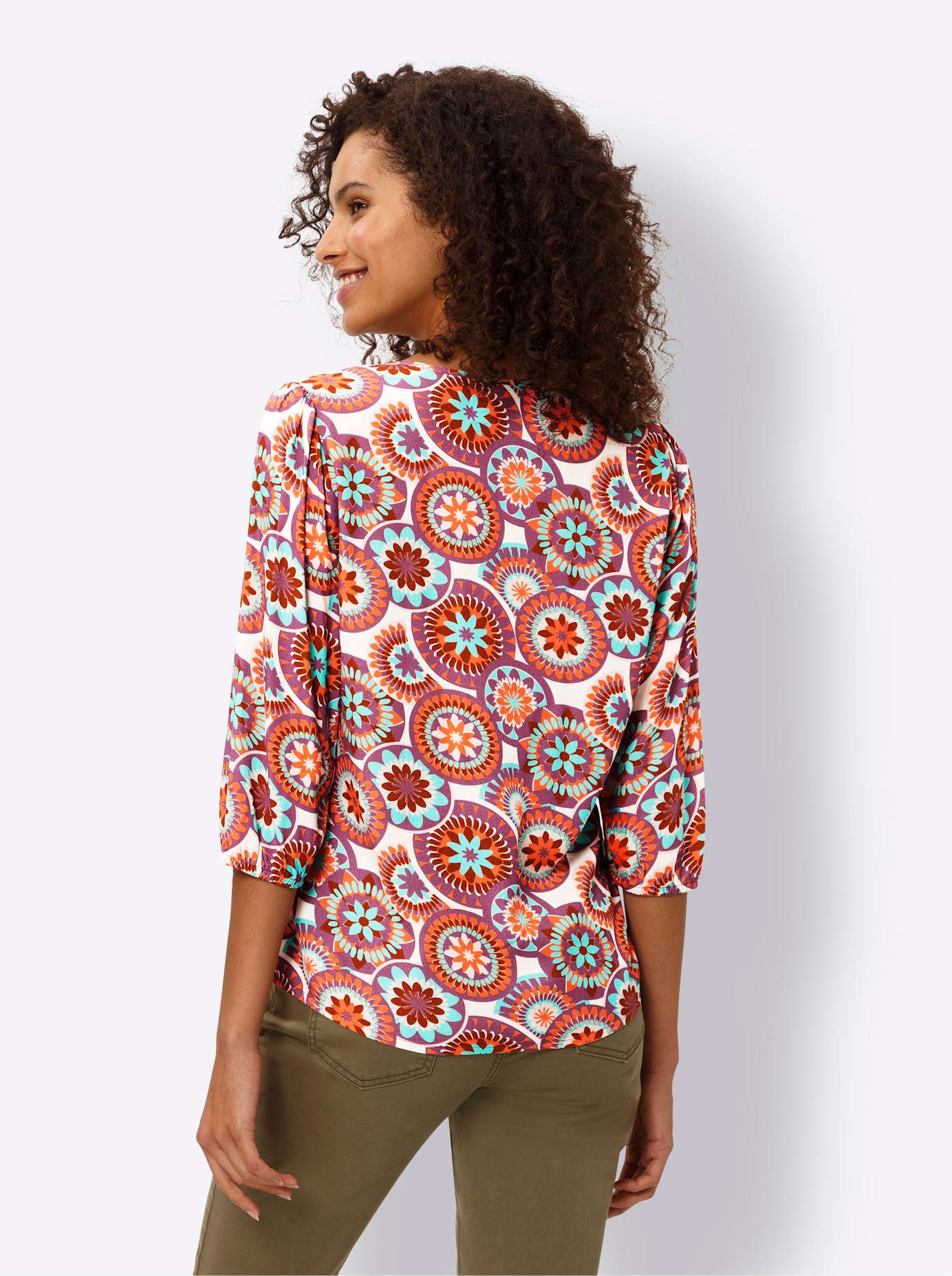 heine Gedessineerde blouse