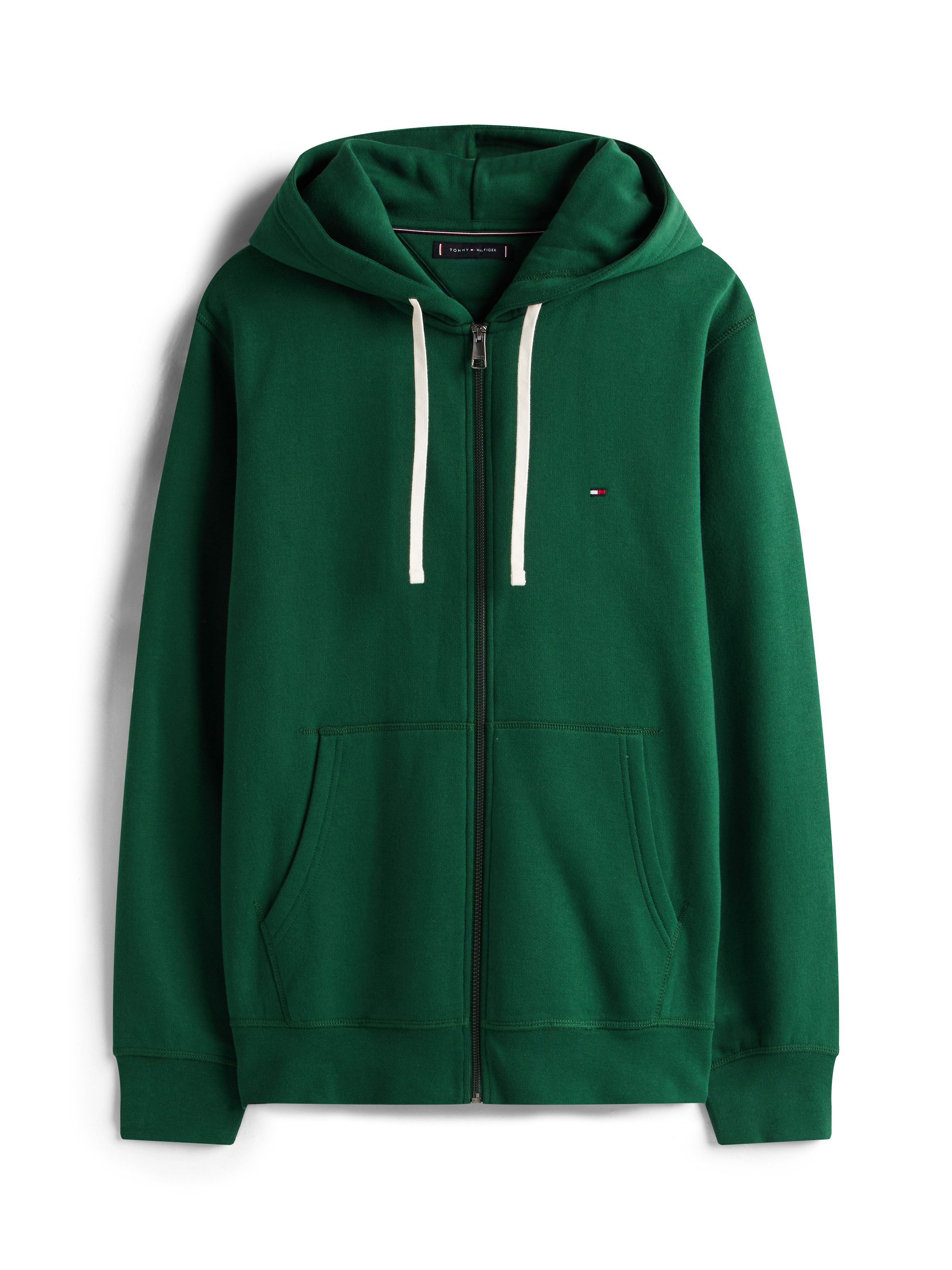 Tommy Hilfiger Capuchonsweatvest ESSENTIAL FLEECE ZIP THROUGH