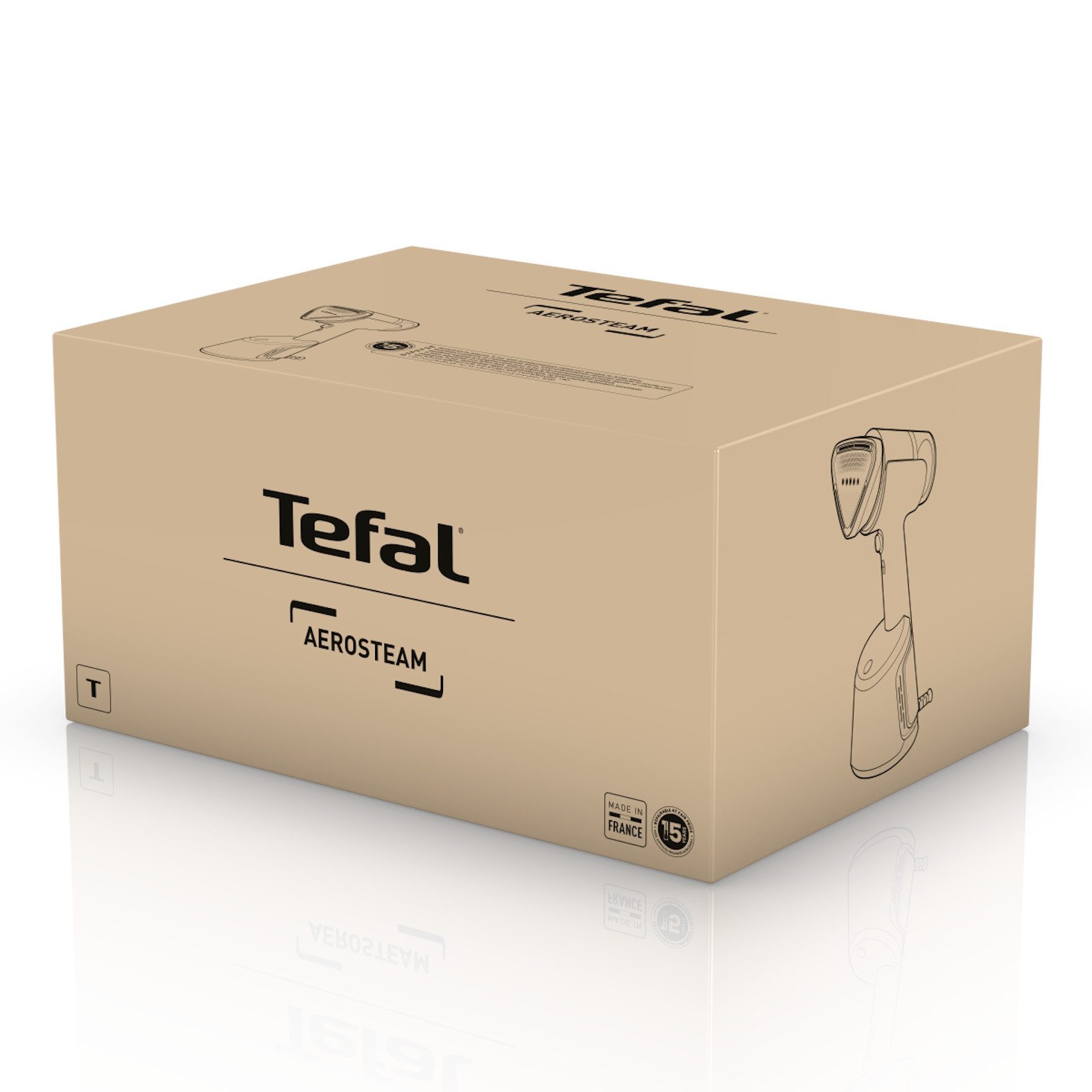 Tefal Stoomborstel AeroSteam, kombiniert Dampf, einen beheizten Kopf und Ansaugung