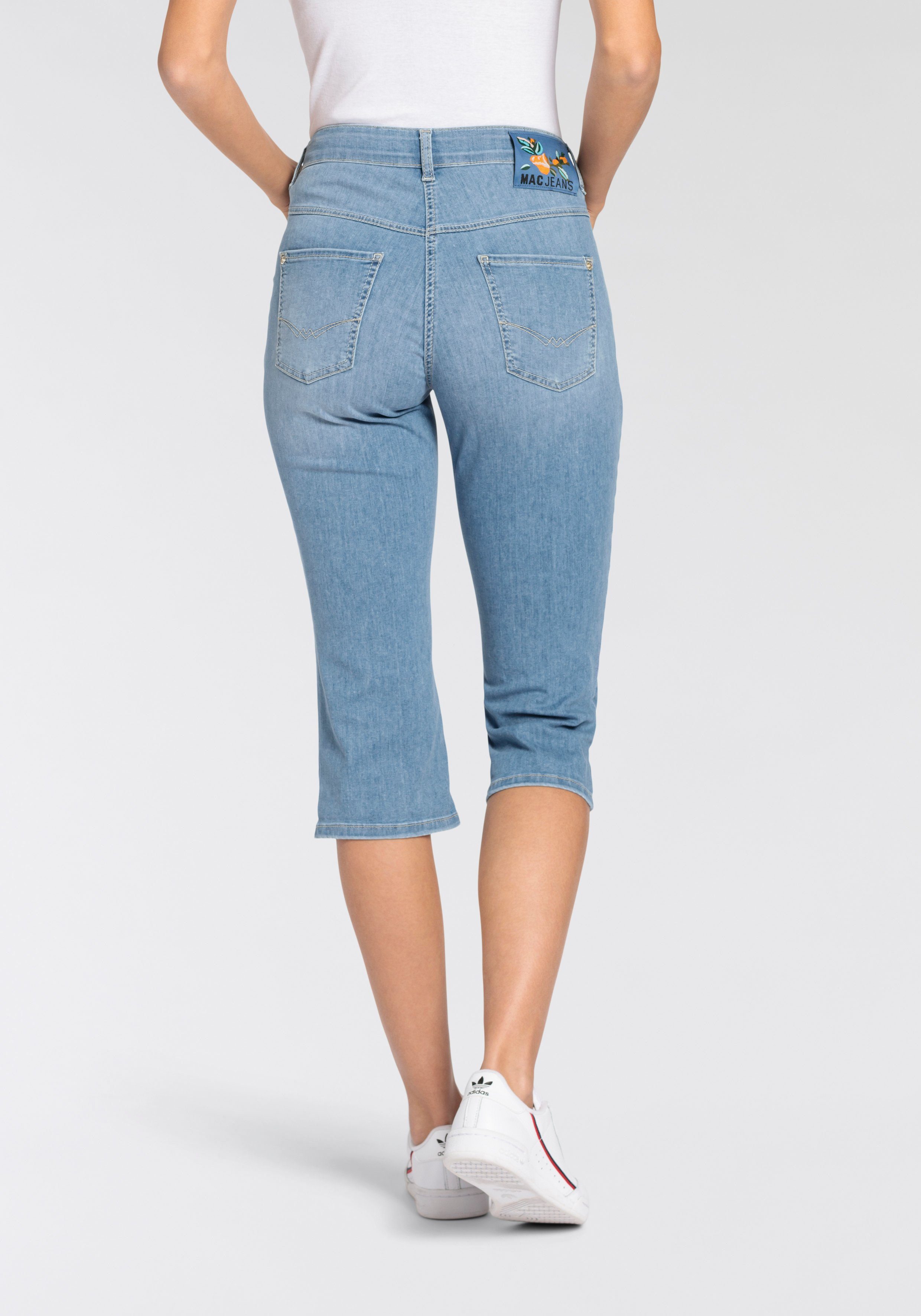 MAC Capri jeans Dream-Sum Comfortabele pasvorm met omrolbare zoom