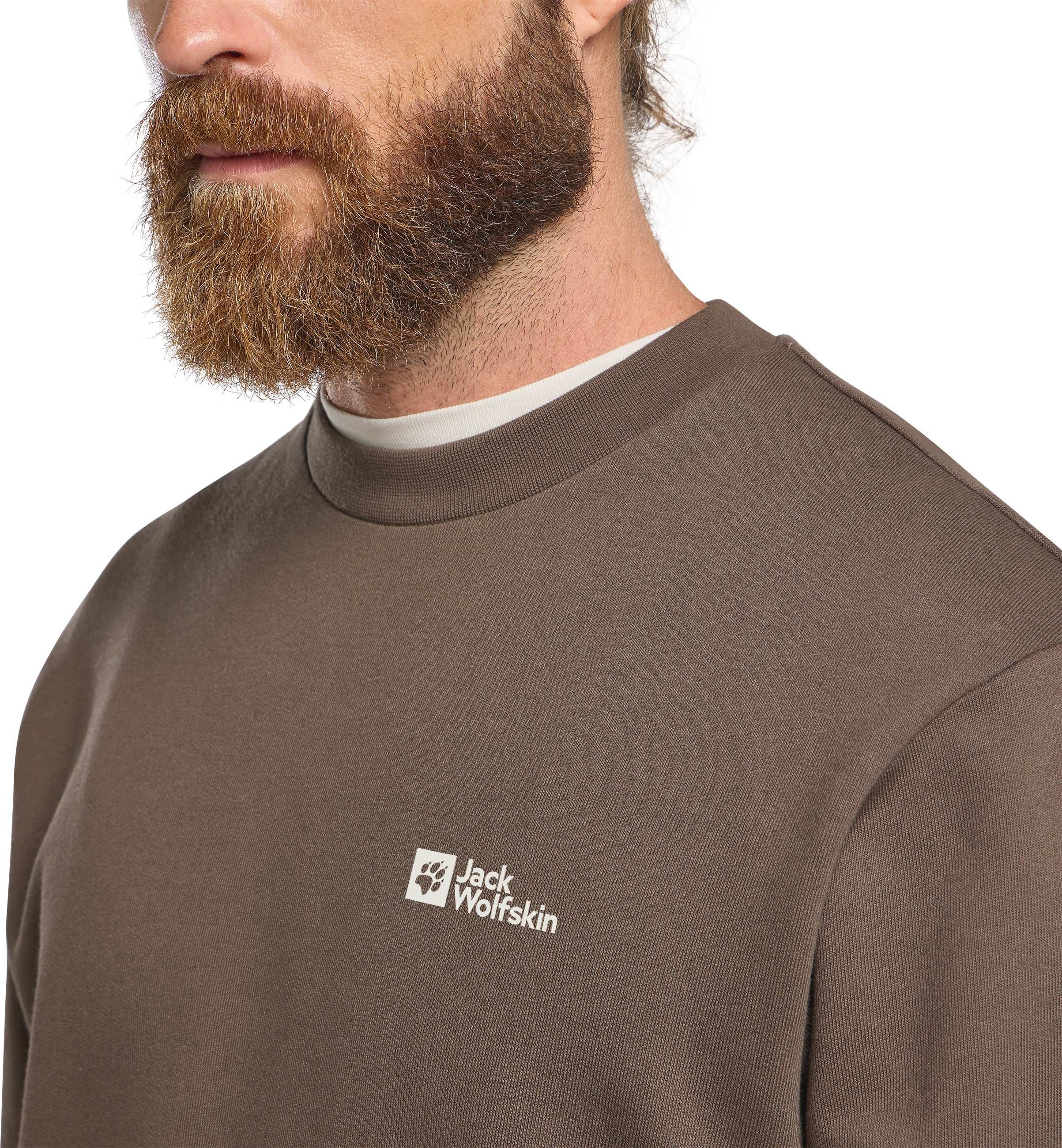 Jack Wolfskin Shirt met lange mouwen ESSENTIAL CREWNECK M
