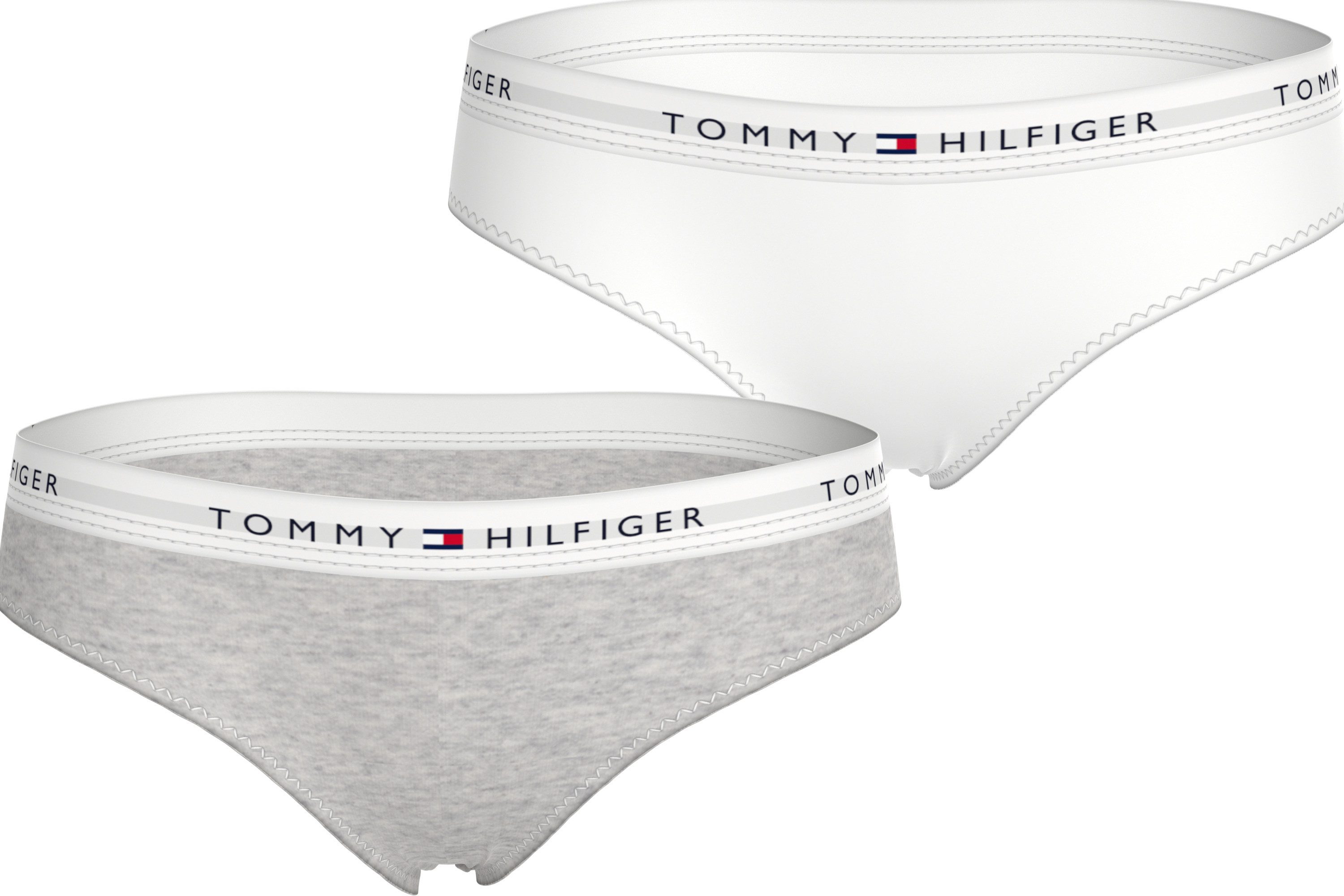 Tommy Hilfiger Underwear Bikinibroekje 2 PK BIKINI met een logo-opschrift (2 stuks, Set van 2)
