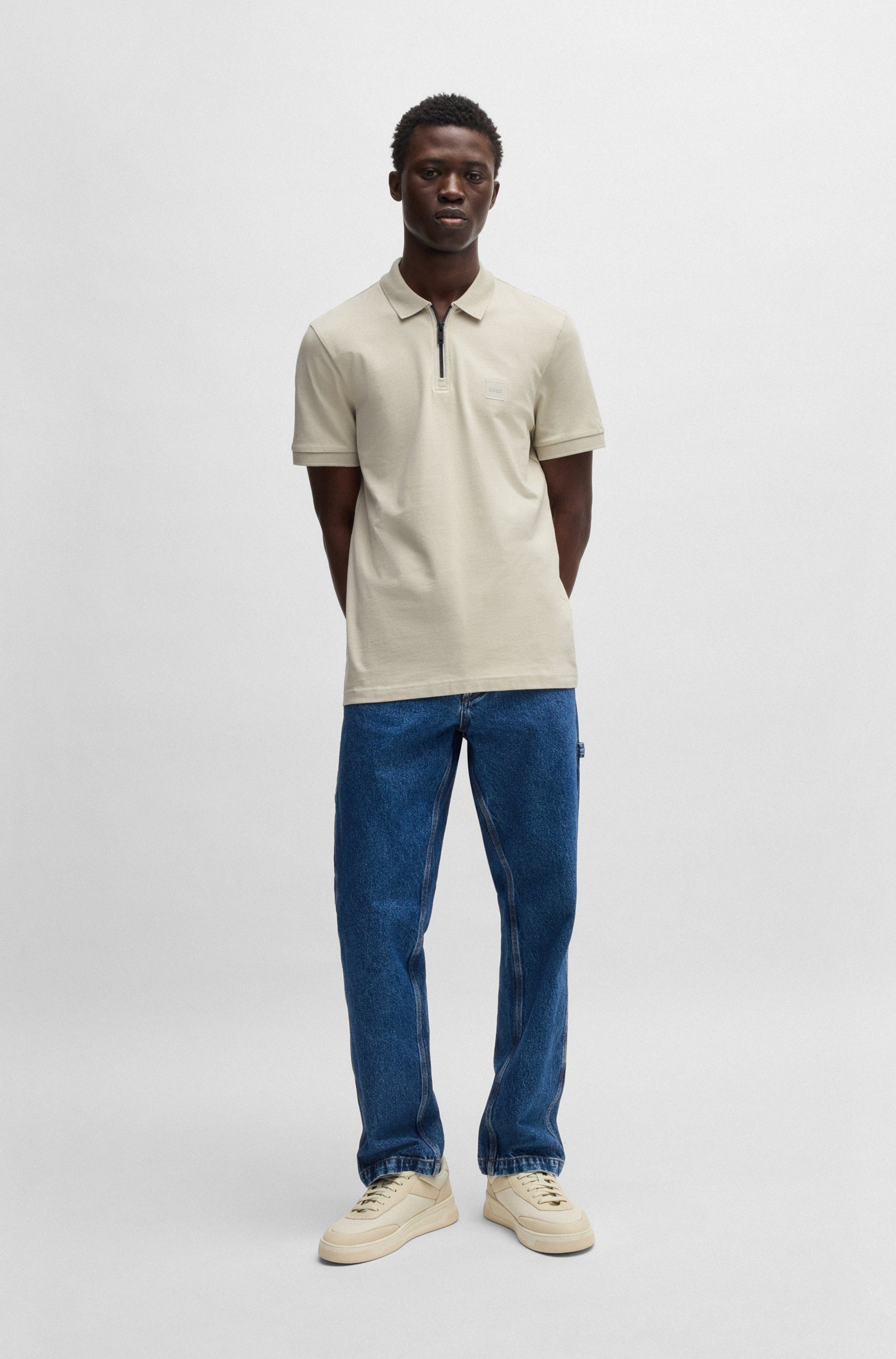 Boss Orange Poloshirt met een polokraag