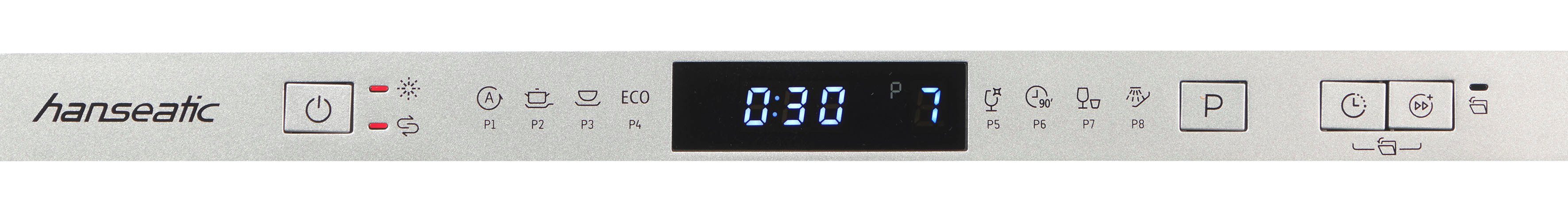 Hanseatic Volledig geïntegreerde vaatwasser HGVI4582D10J7714GS, 81,5 cm x 44,8 cm