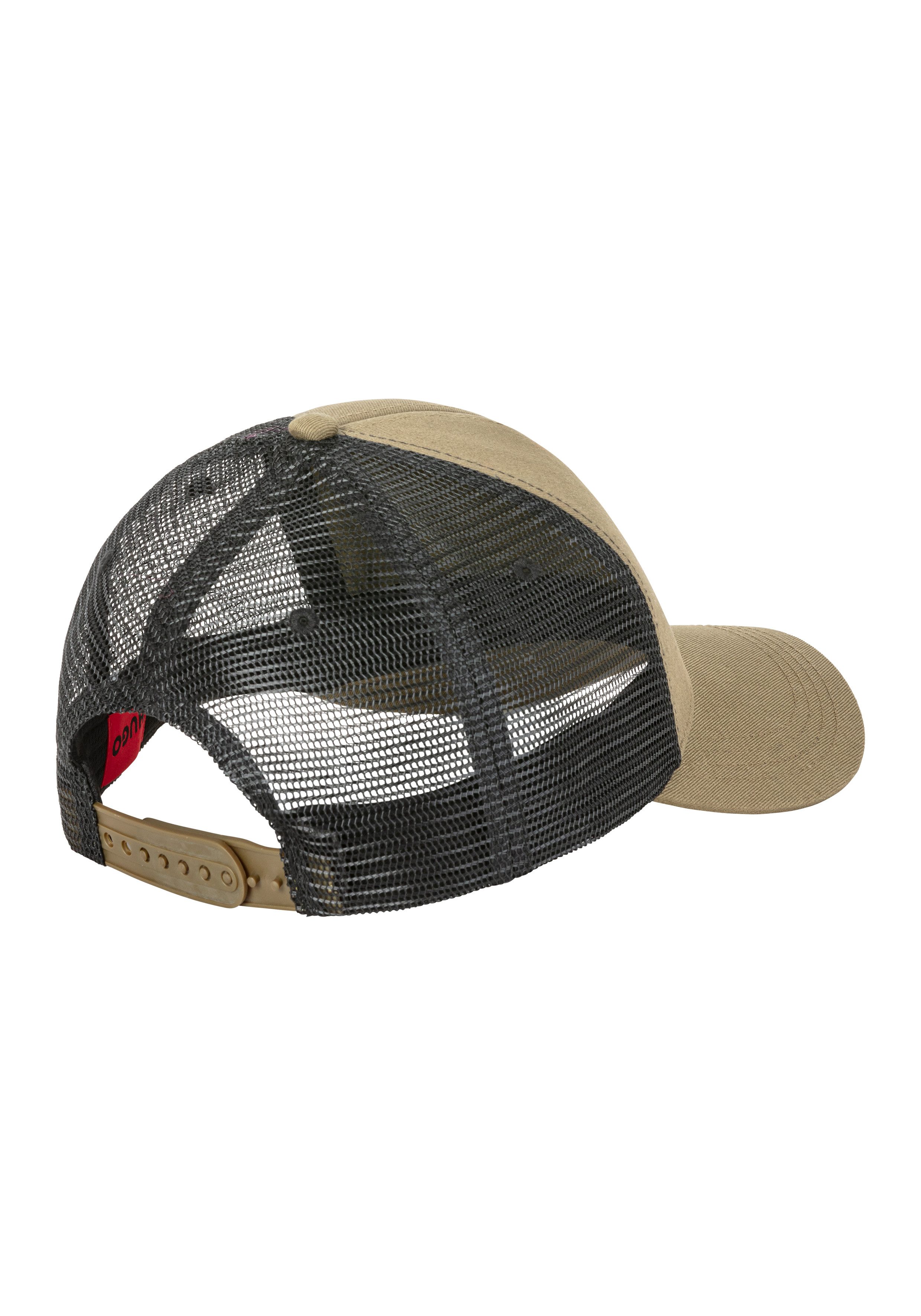 HUGO Aansluitende pet Marsel-Trucker van twill & mesh met 3d logoborduring, unisex