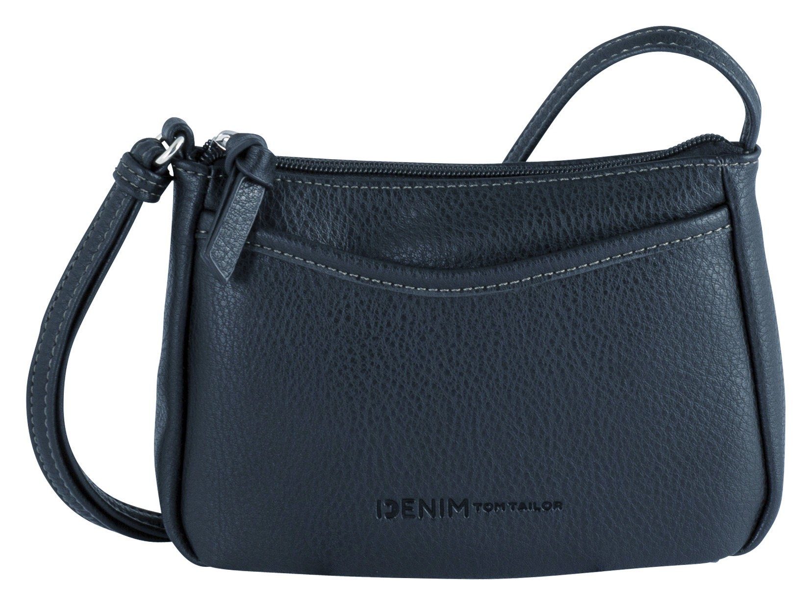 Tom Tailor Denim Schoudertas CILIA casual handtas voor het feest van kunstleer in stralende kleuren dames schoudertassen blauw