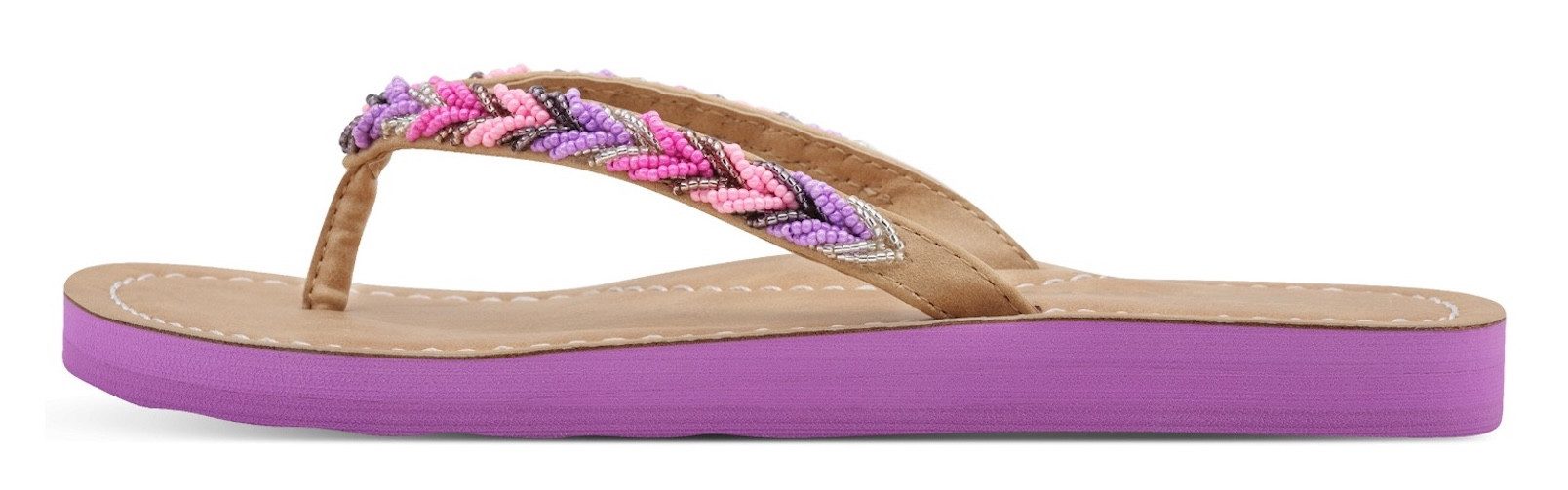 Tamaris Teenslippers , zomerschoen, slippers, strandschoen in vlechtlook