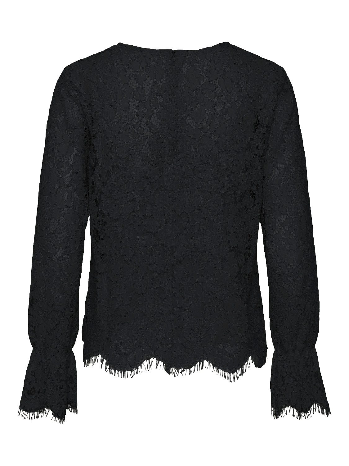 Y.A.S Kanten blouse YASPERLA LS LACE TOP S. NOOS