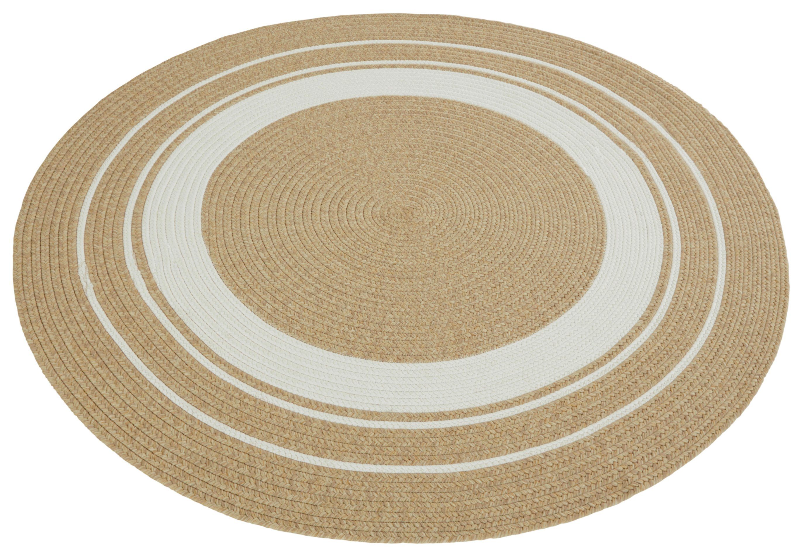 NORTHRUGS Vloerkleed Trenzado In- & Outdoor, Handmade-Look, Geweven, Weerbestendig, Balkon, Woonkamer