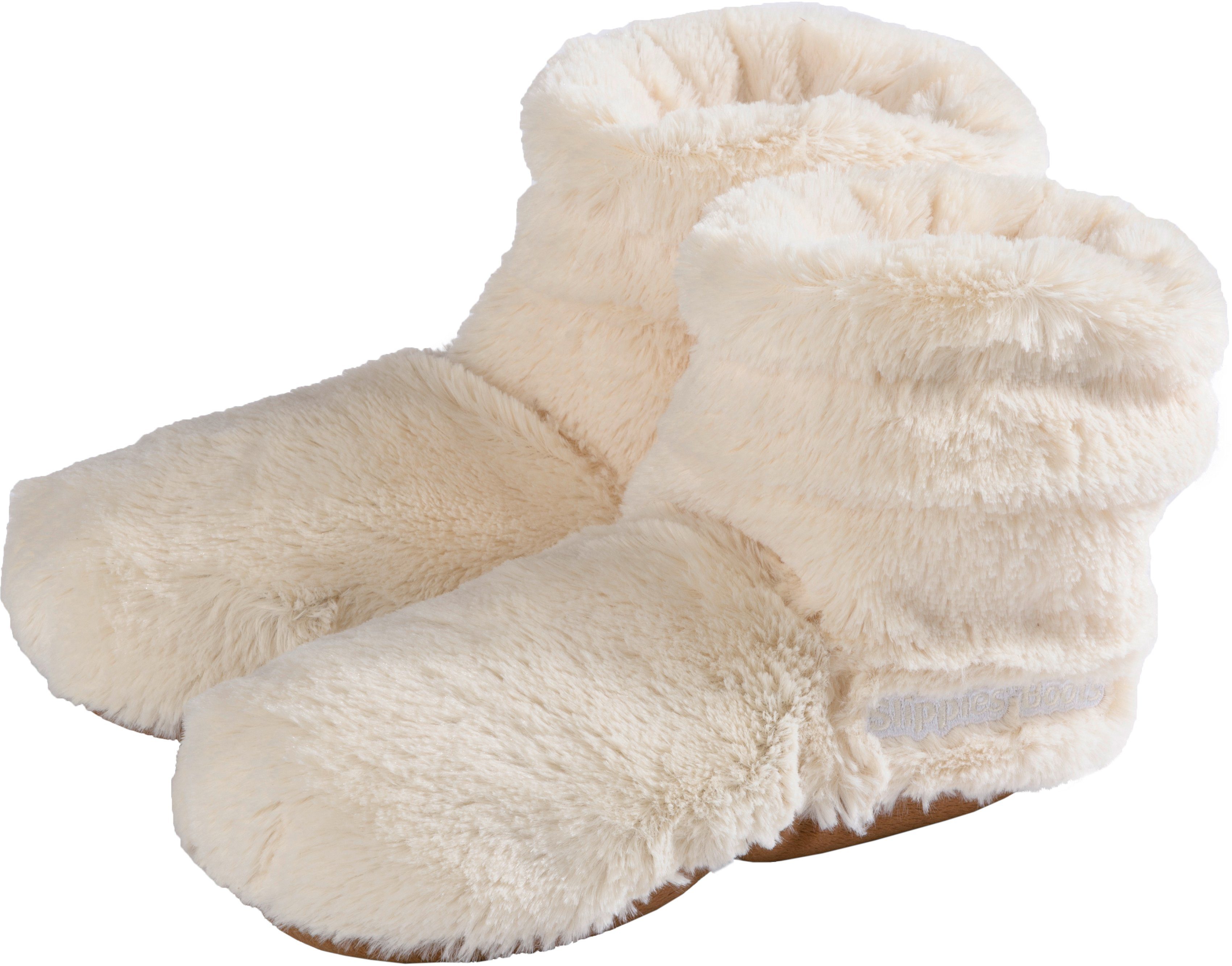 Otto Warmies Warmtekussen Slippies™ boots Deluxe beige. mt. 37-42 aanbieding