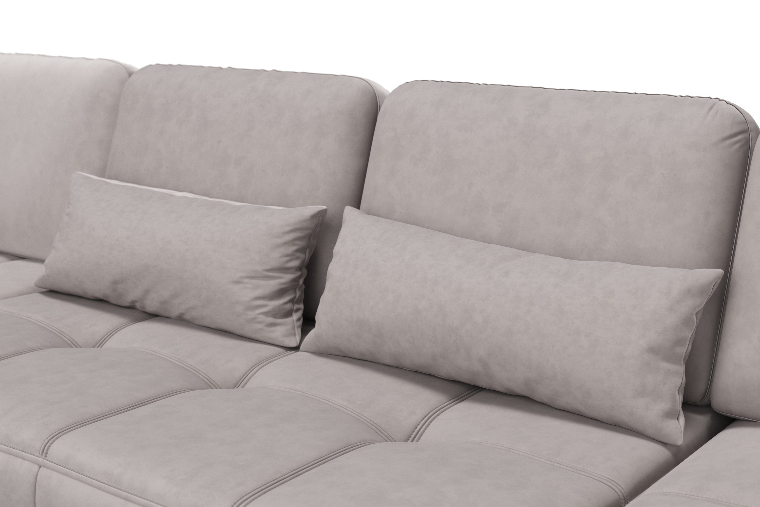 sit&more Zithoek Bendigo U-vorm inclusief zitdiepteverstelling, bodemvrijheid 12 cm, in 2 pootkleuren