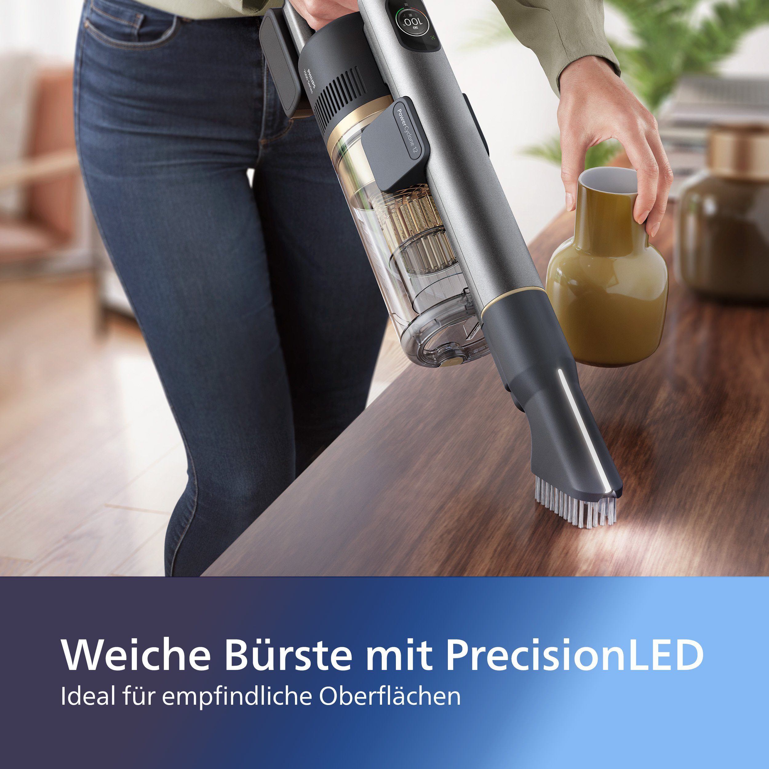 Philips Mondstukset voor stofzuiger XV1685/01 Cordless VC 7000 & 8000 Series De sproeiers zijn voorzien van Precisionled technologie (set, 4-delig)