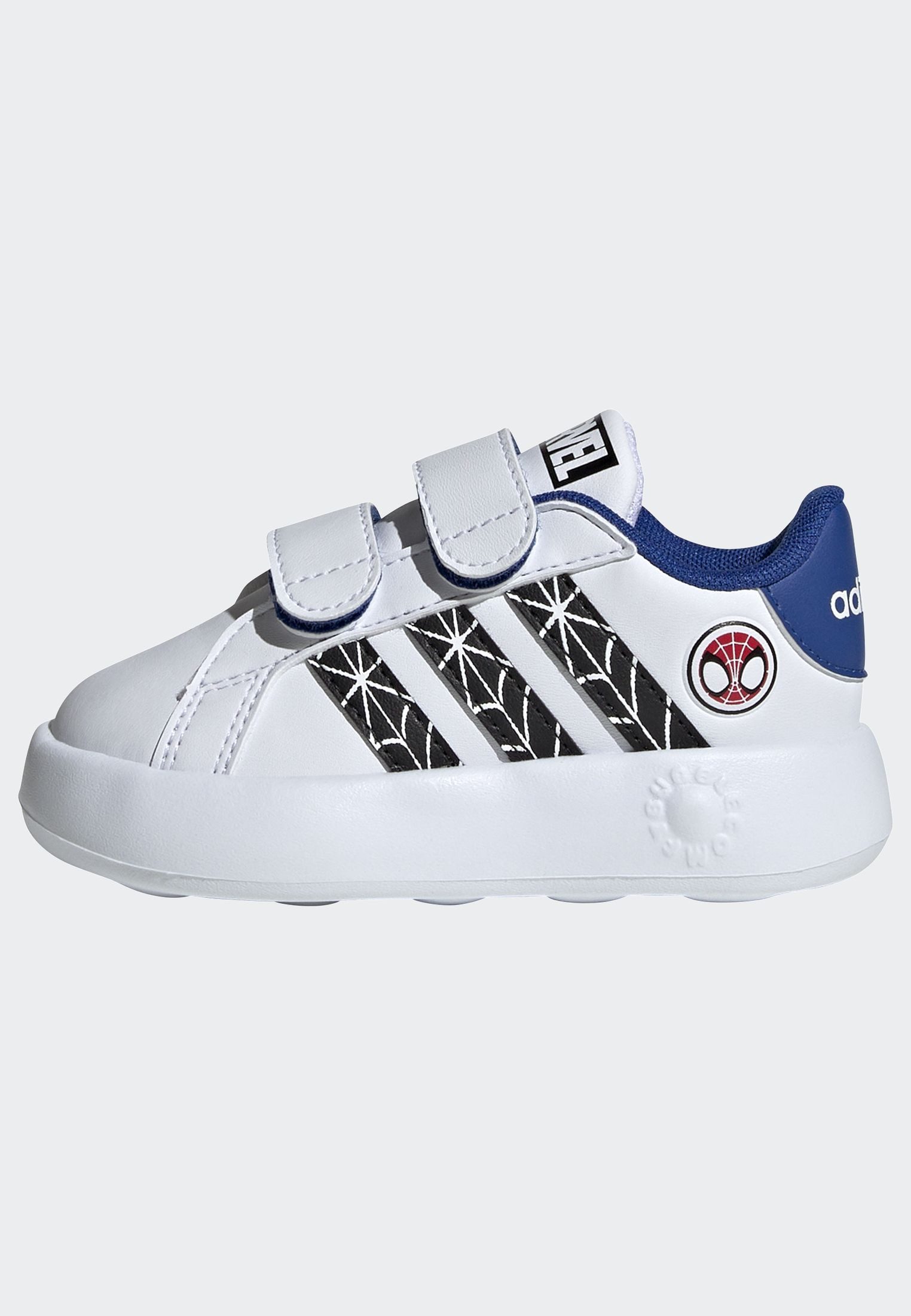 adidas Sportswear Klittenbandschoenen ADIDAS MARVEL SPIDER-MAN KINDER GRAND COURT SCHOEN Design geïnspireerd op de adidas Superstar, voor kinderen