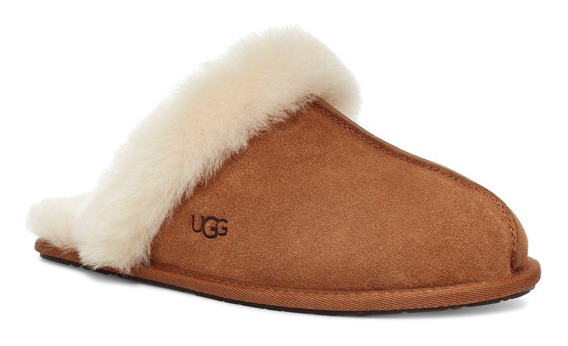UGG Pantoffels Scuffette II Pantoffels, klompen, mules, flats met bontkraag