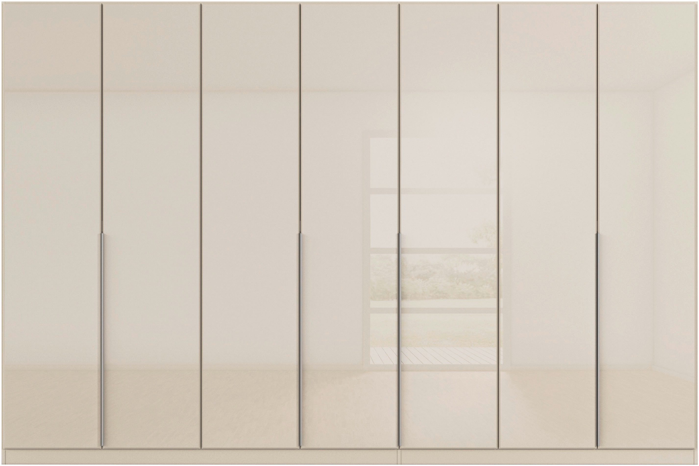rauch Draaideurkast Kledingkasten kast garderobe AGORDO met glazen front doordachte binnenuitrusting, in 6 breedtes en 2 hoogtes made in germany