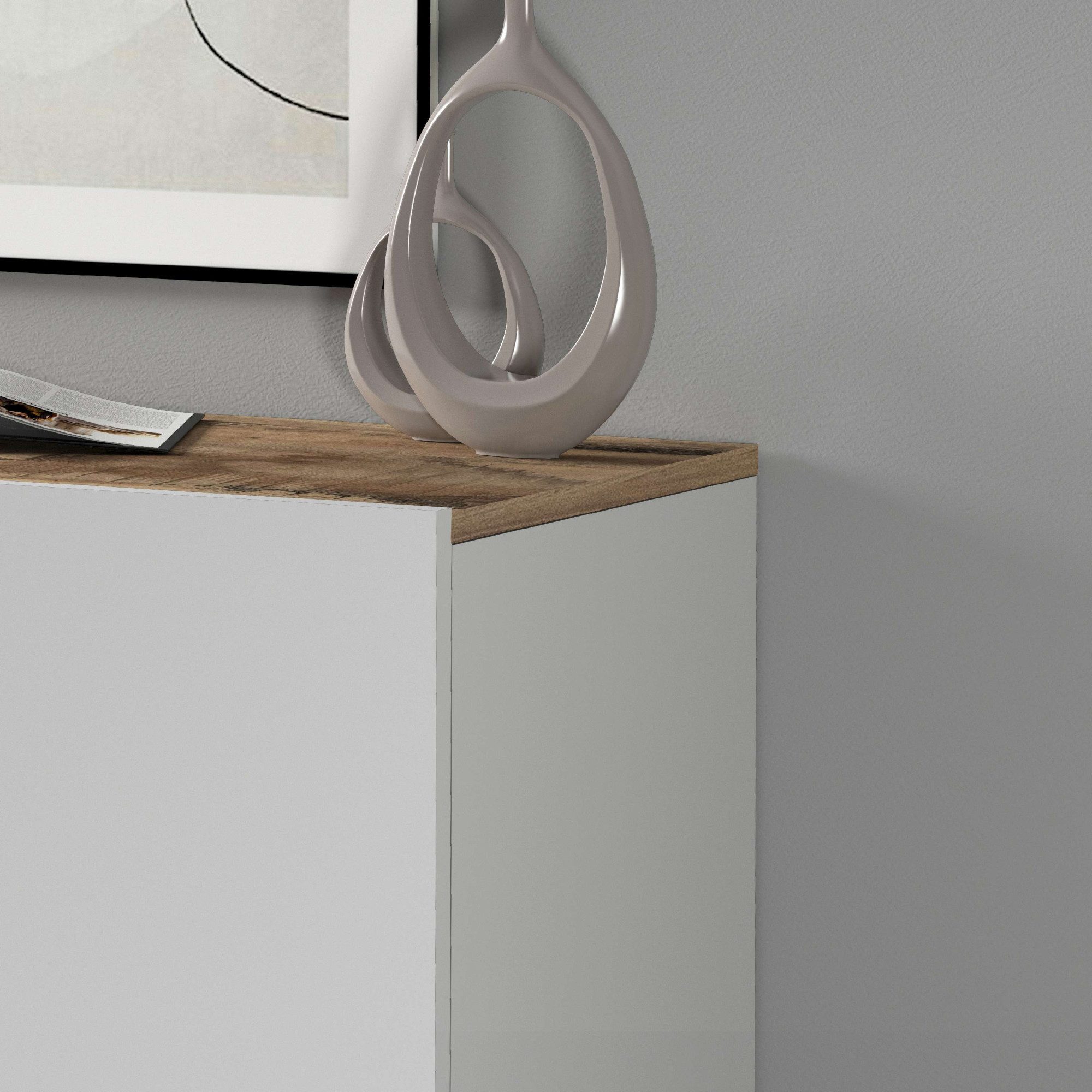 INOSIGN Archiefkast Sunrise Archiefkast, Multifunctionele kast, Bureaukast met 2 deuren & 2 vakken, breedte 79,2 cm, gemaakt in italië