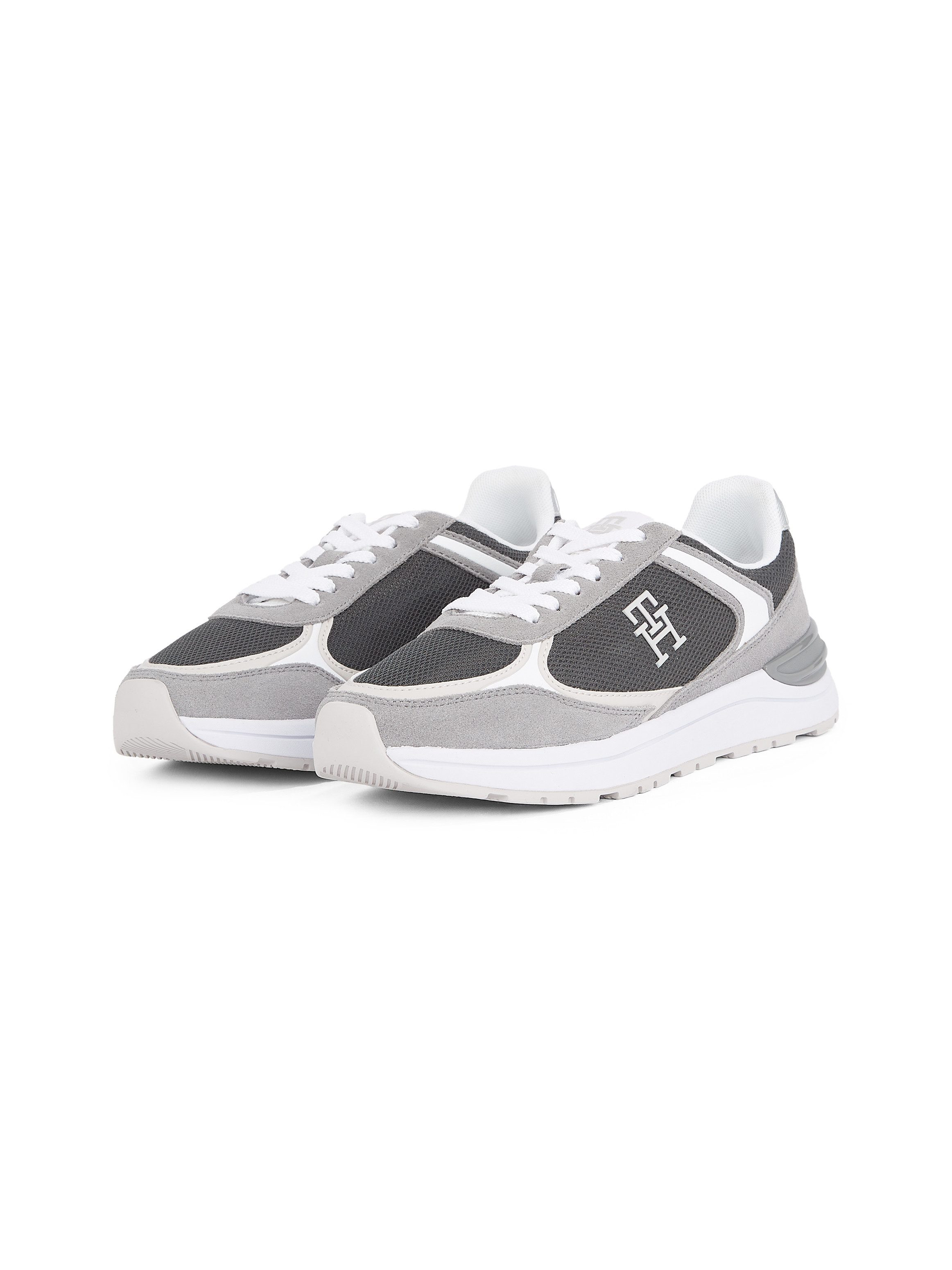 Tommy Hilfiger Sneakers met sleehak CASUAL FASHION RUNNER MIX , vrijetijdsschoen, lage schoen,...