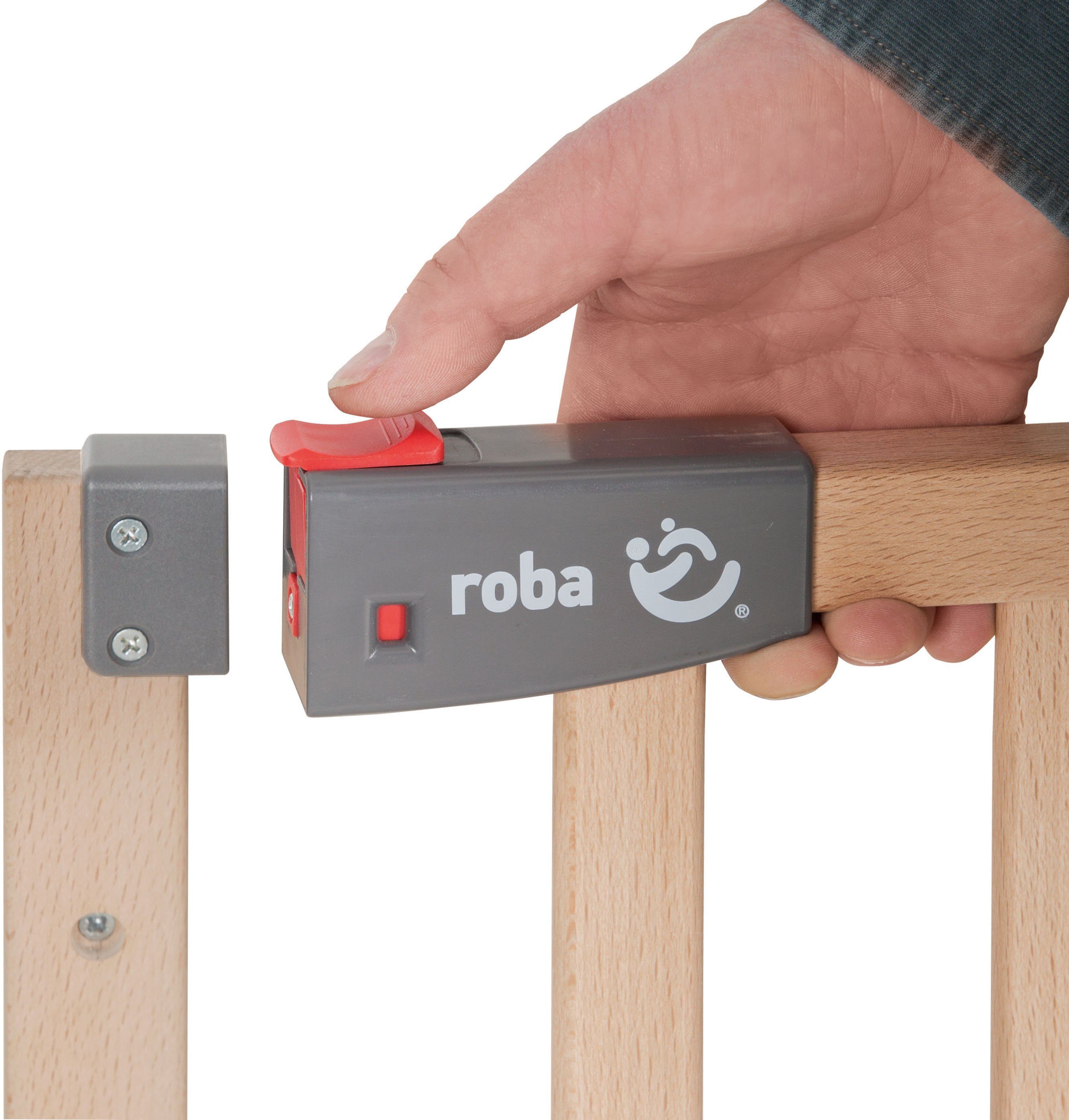 Roba® Traphek Safety Up 91,5 - 118,5 cm, van massief beukenhout