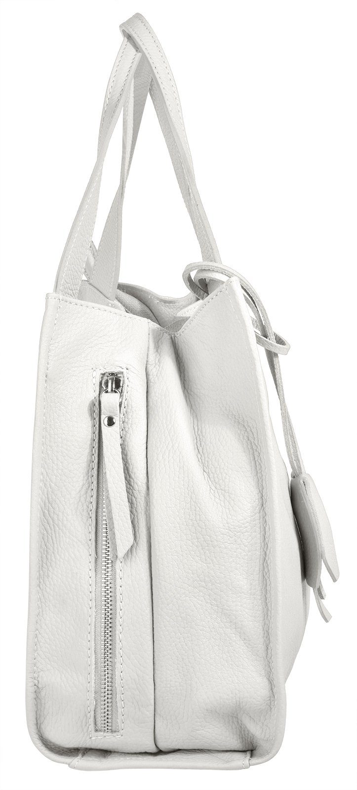 Cluty Shopper echt leer, made in italy