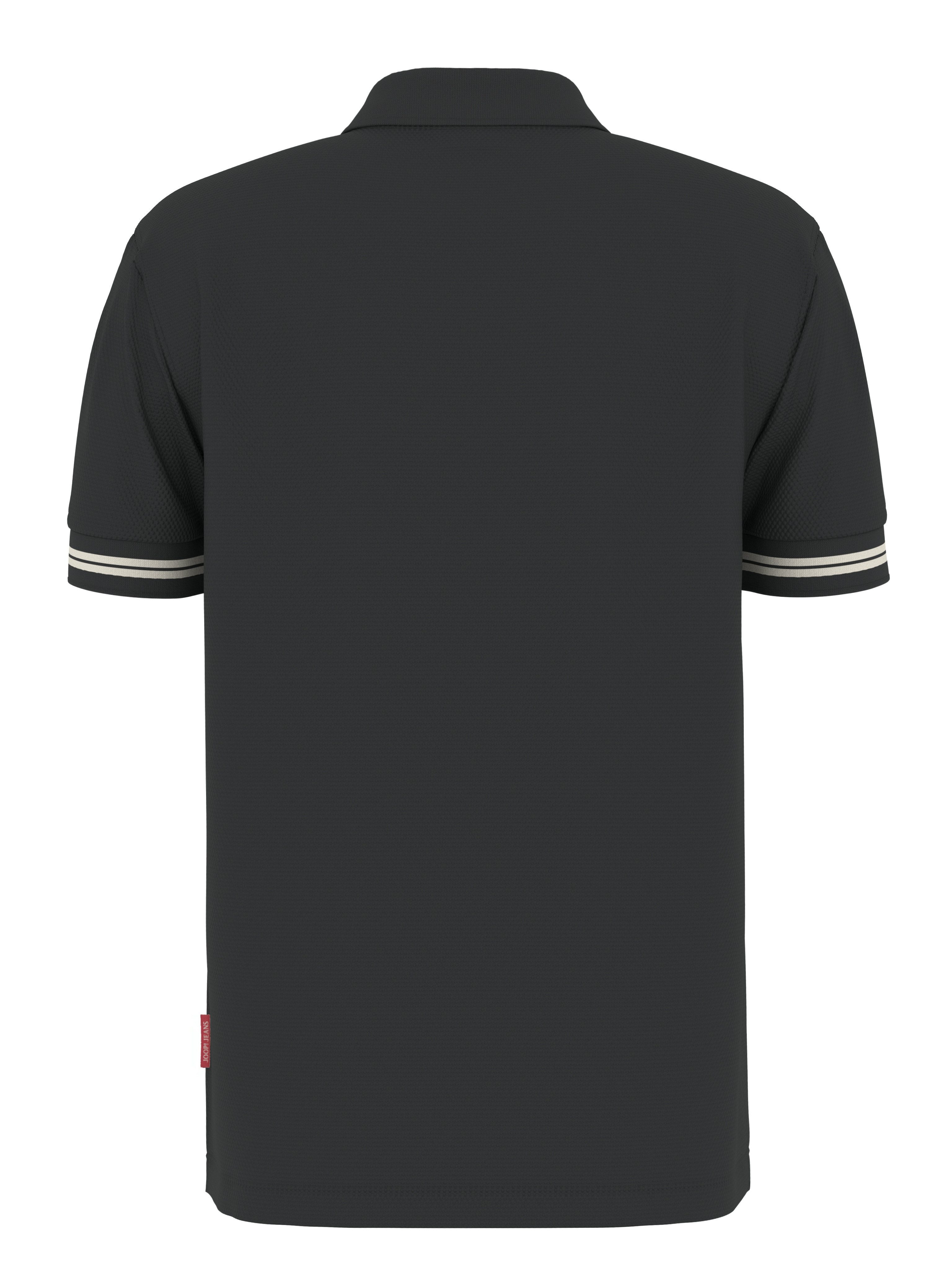 Joop Jeans Poloshirt Amare met gestreepte details aan de mouwen