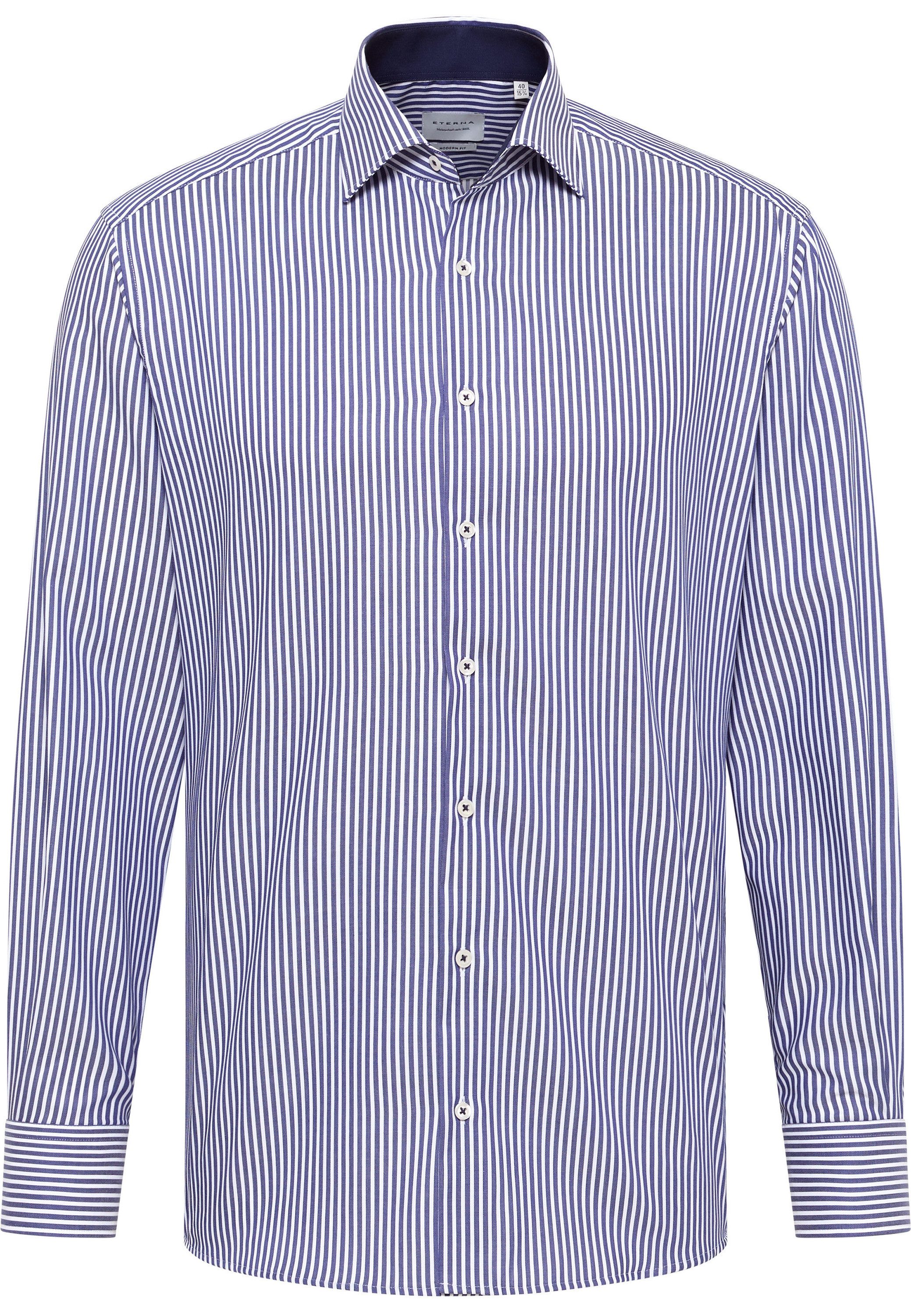 Eterna Overhemd met lange mouwen MODERN FIT NON IRON (strijkvrij)