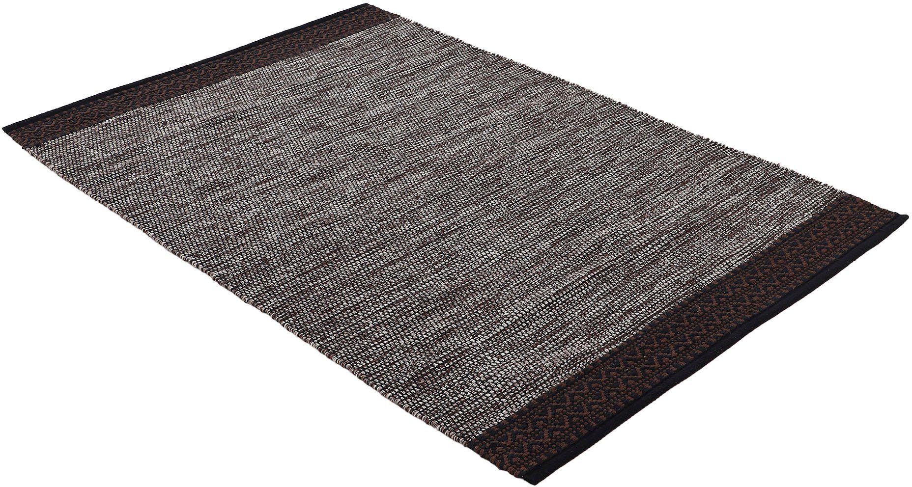 carpetfine Vloerkleed Kelim Mia ook als loper verkrijgbaar Katoenen tweezijdig te gebruiken kleed, woonkamer
