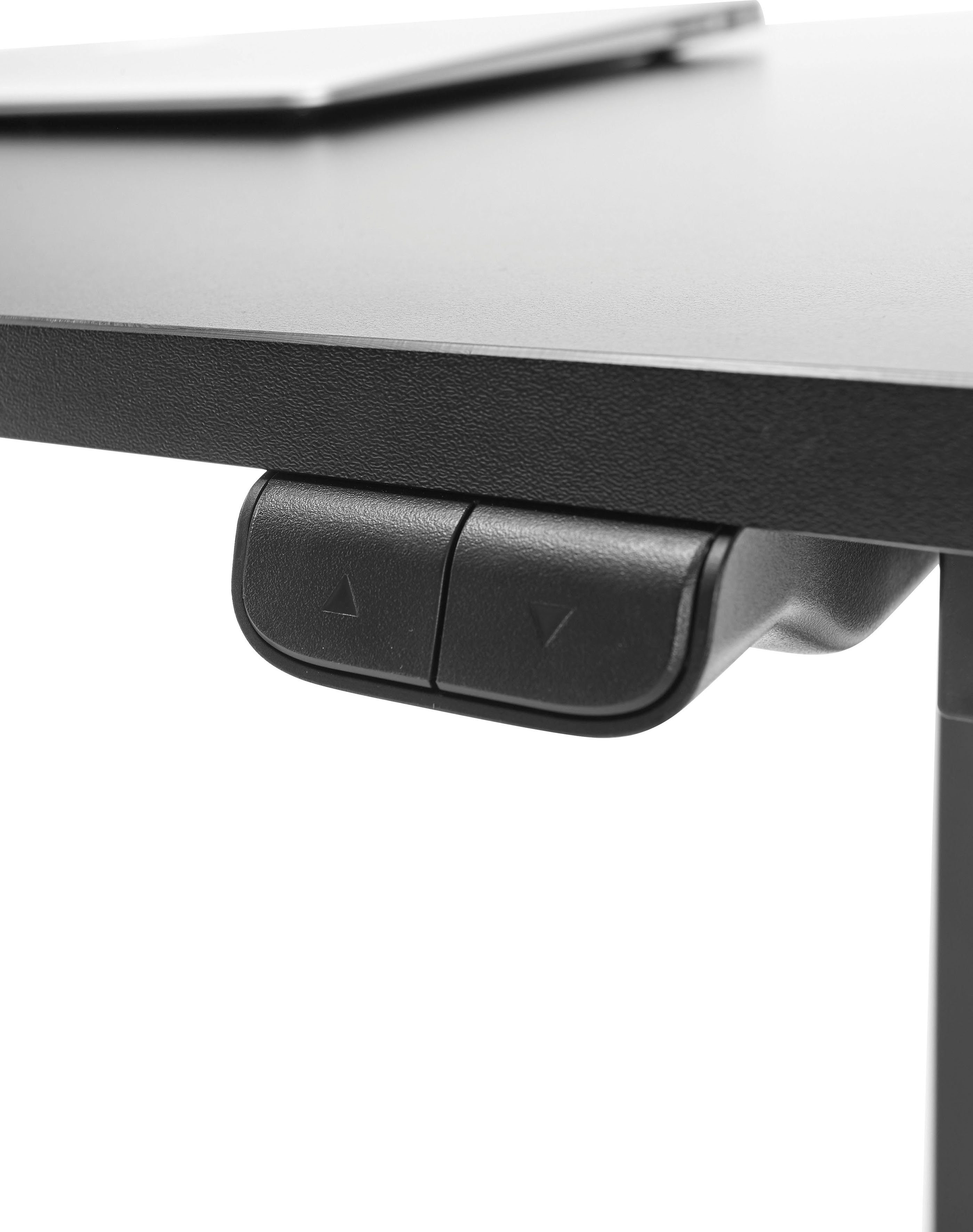 MCA furniture Bureau Nakuru elektrisch in hoogte verstelbaar van 72-122 cm, breedte 120 cm