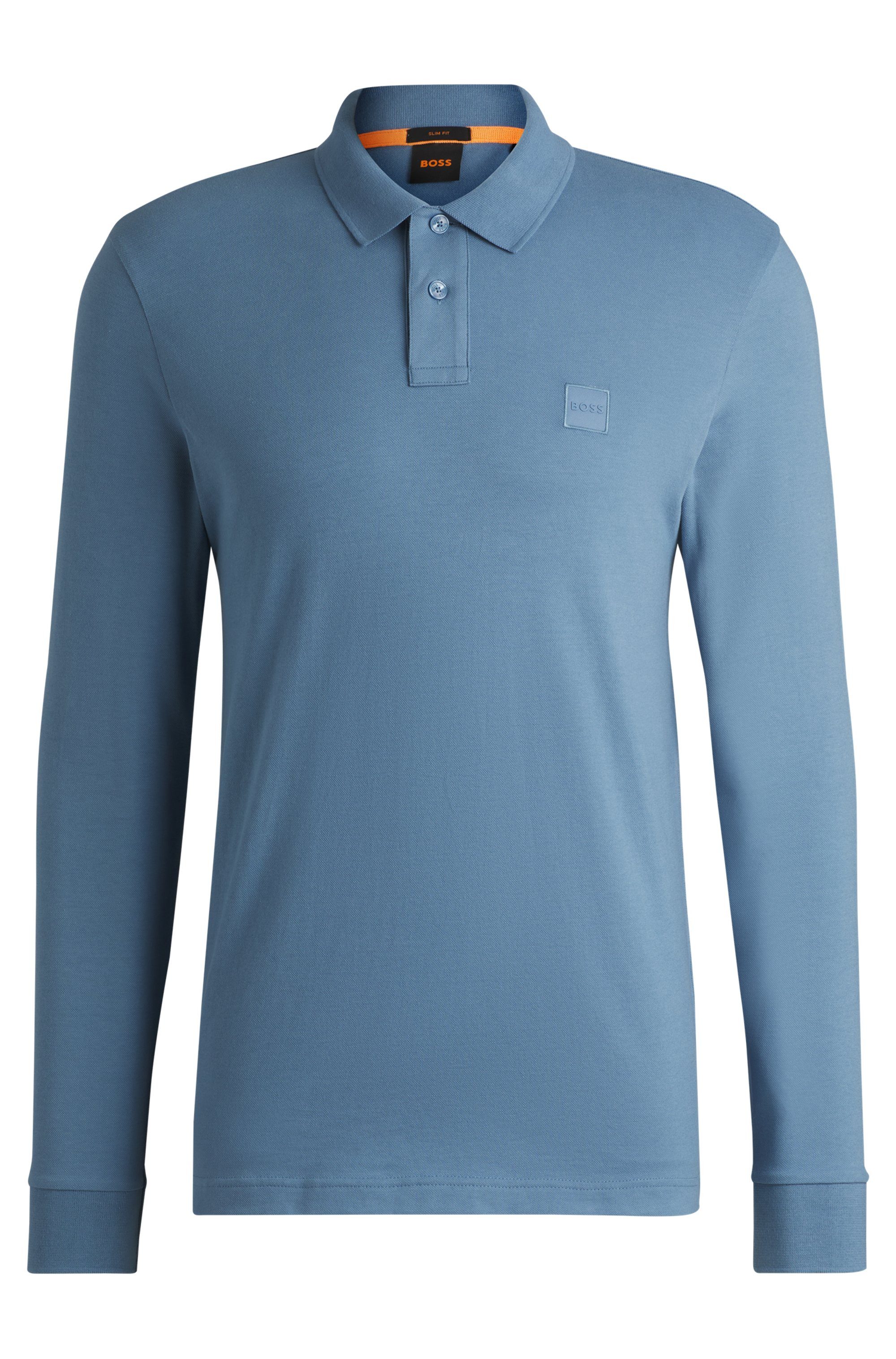Boss Orange Poloshirt Passerby met boss badge