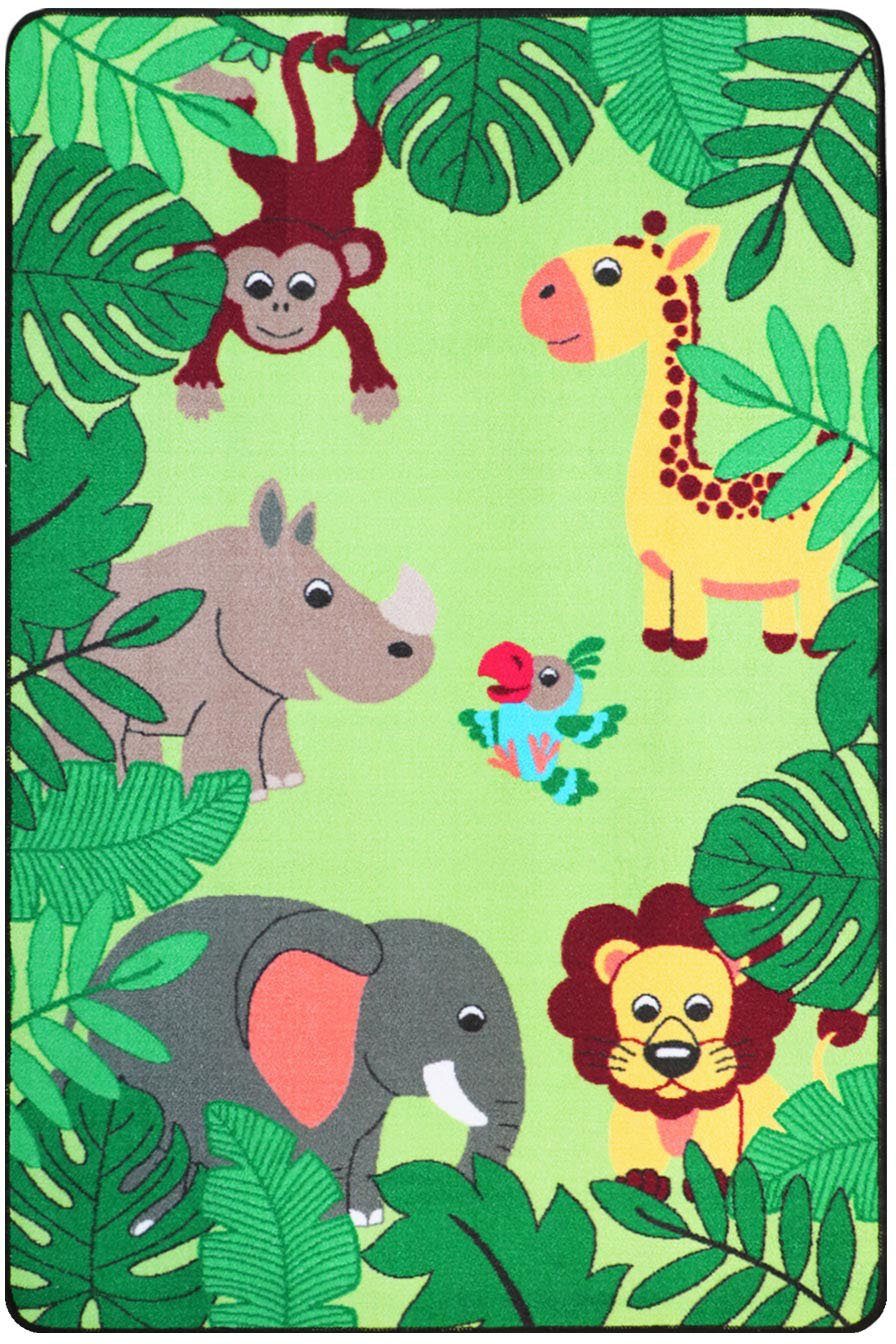 Primaflor-Ideen in Textil vloerkleed voor de kinderkamer Jungle