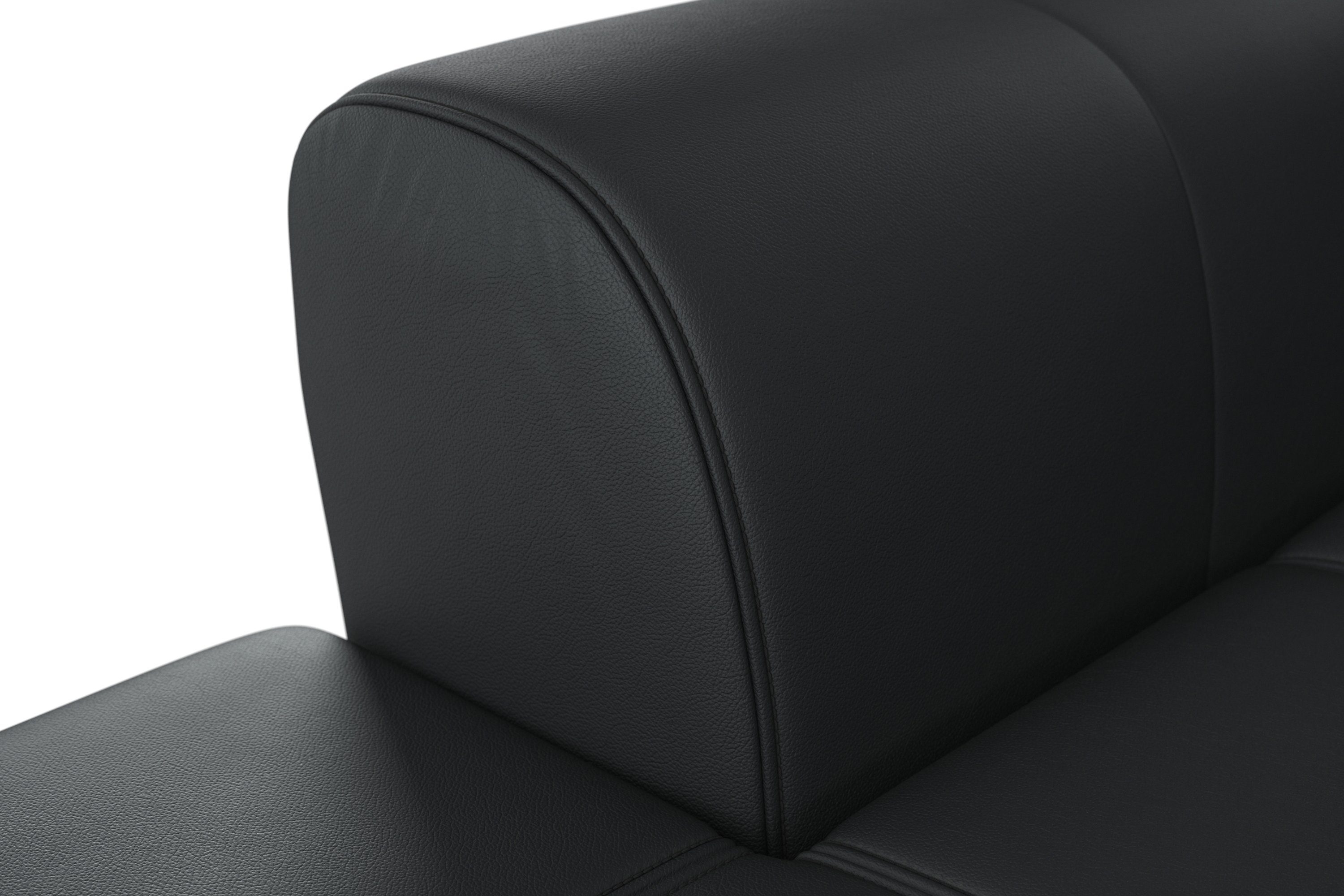 sit&more Zithoek Bendigo U-vorm inclusief zitdiepteverstelling, bodemvrijheid 15 cm, in 2 pootkleuren
