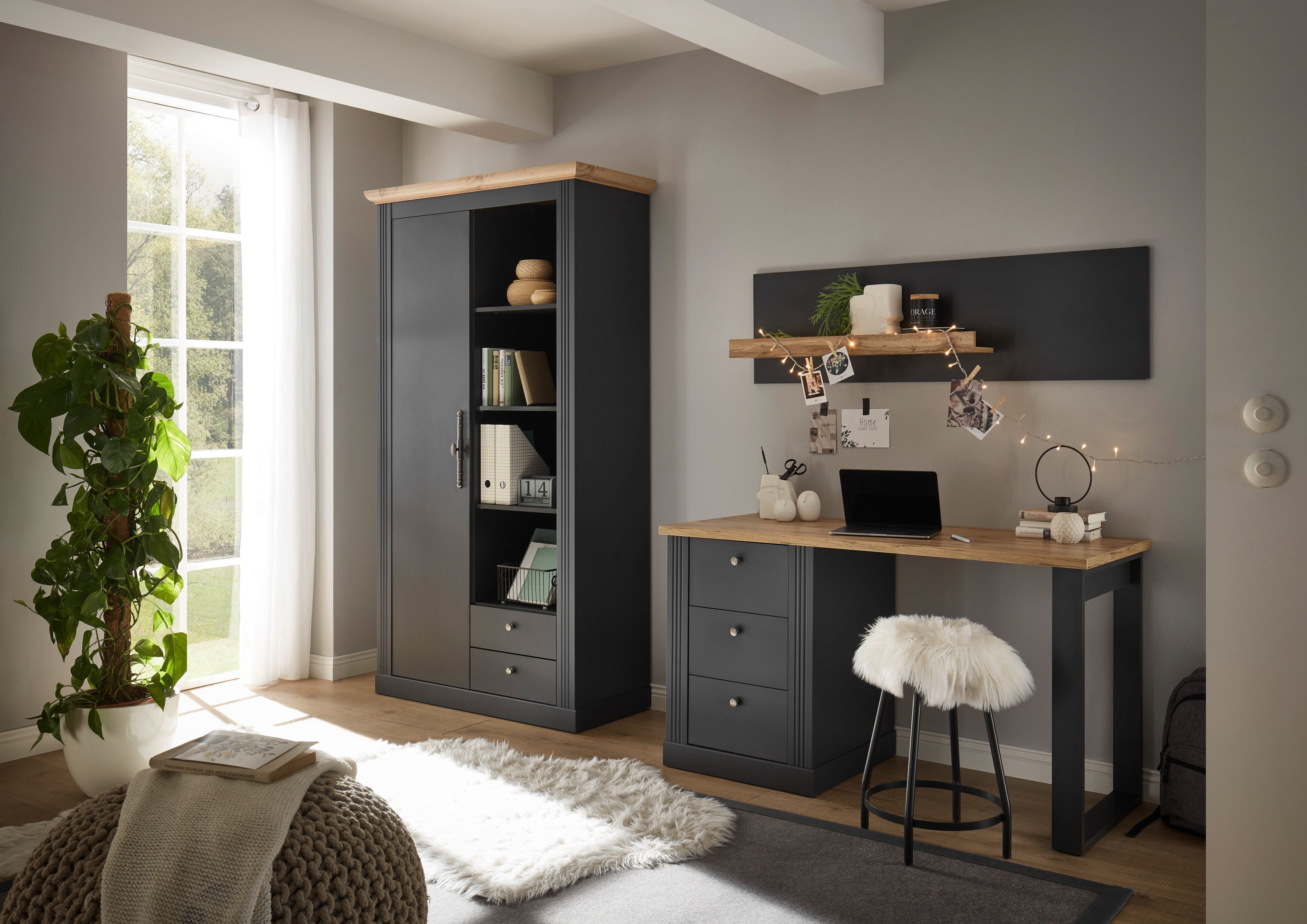 Home affaire Bureau Westminster in romantische landelijke stijl, breedte 138 cm, exclusief by otto