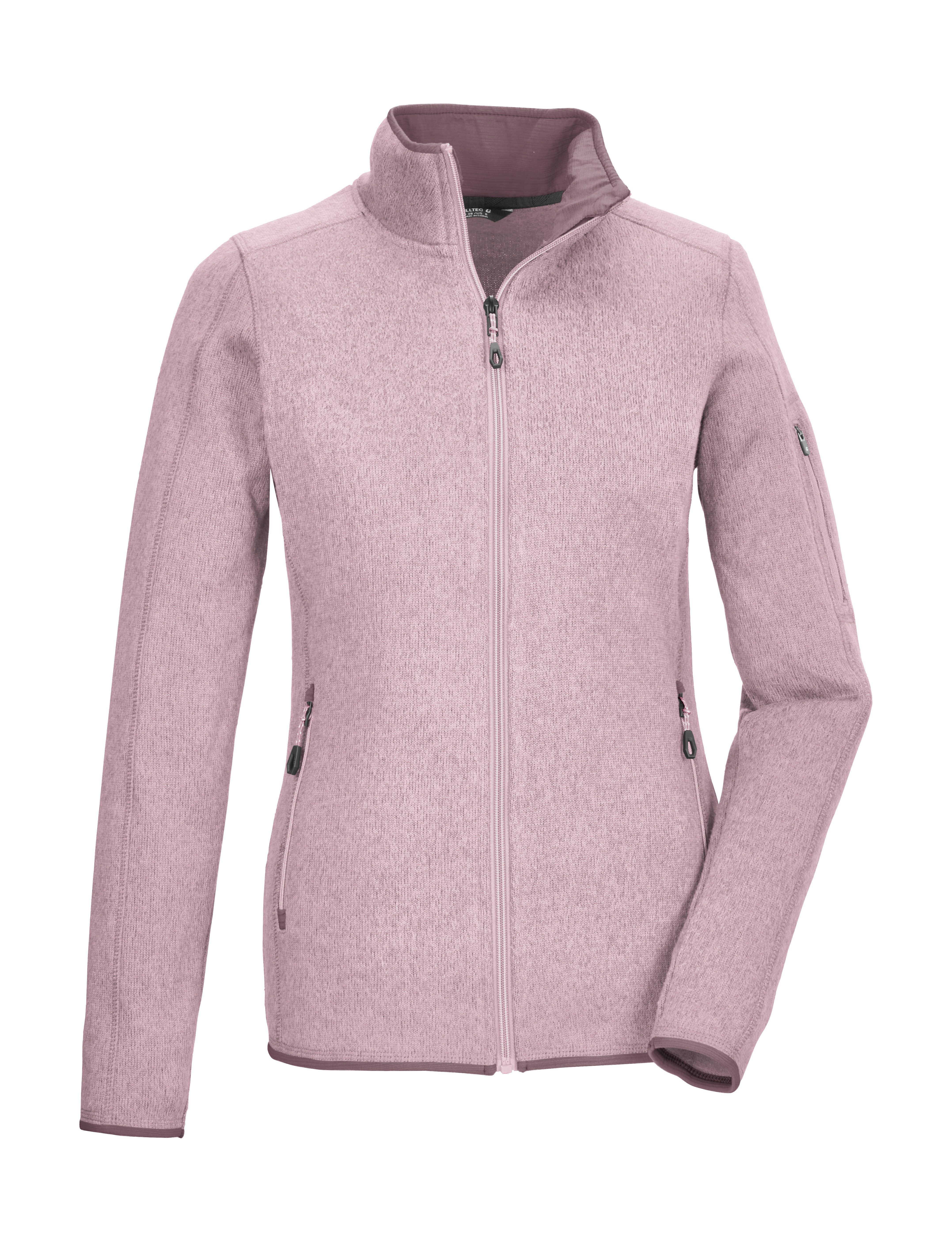 Killtec Fleecejack KOW 111 WMN KNT FLC JCKT dames fleece vesten maat 40 paars