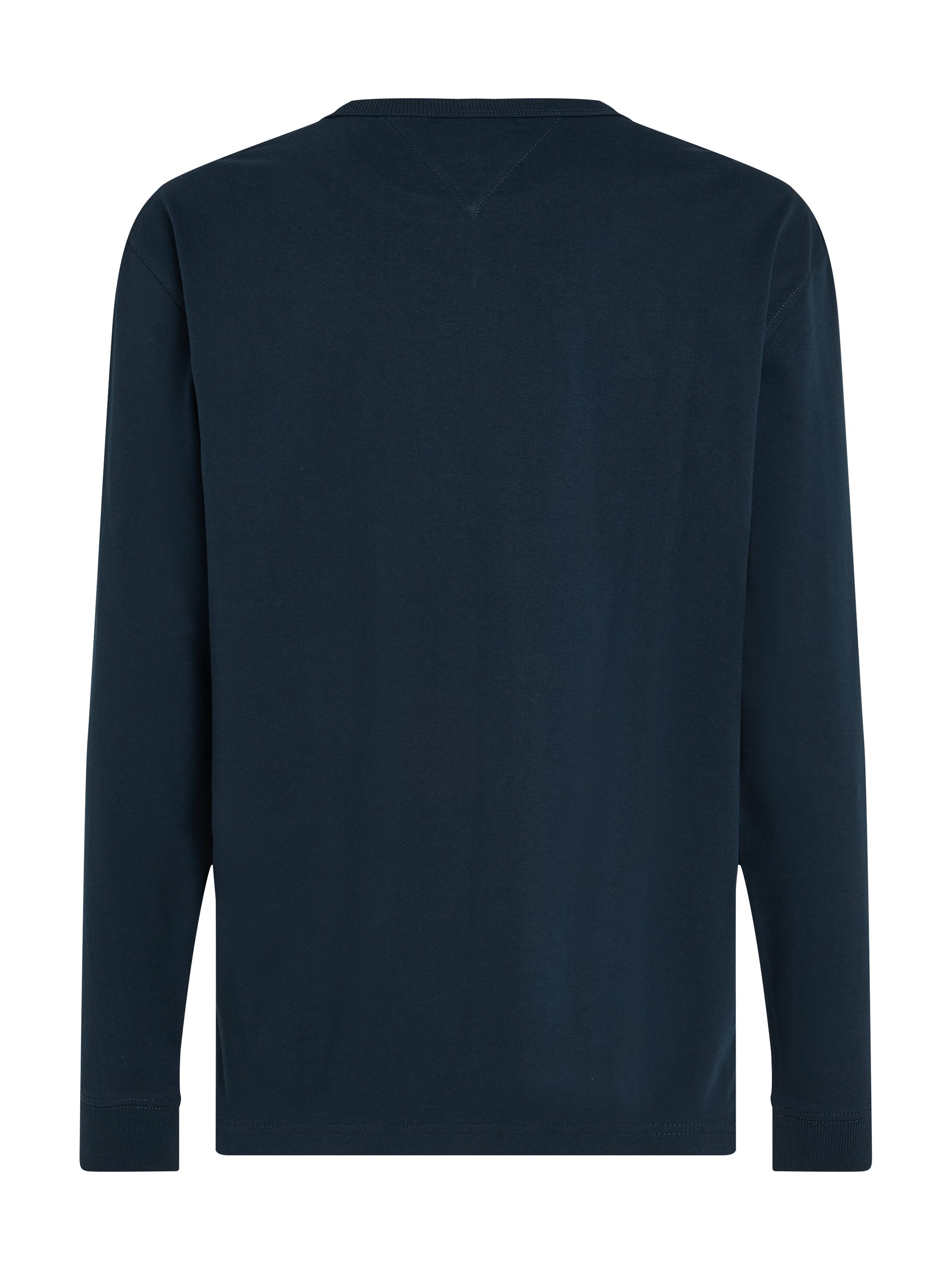 TOMMY JEANS Shirt met lange mouwen TJM REG BADGE LS TEE met borduursel
