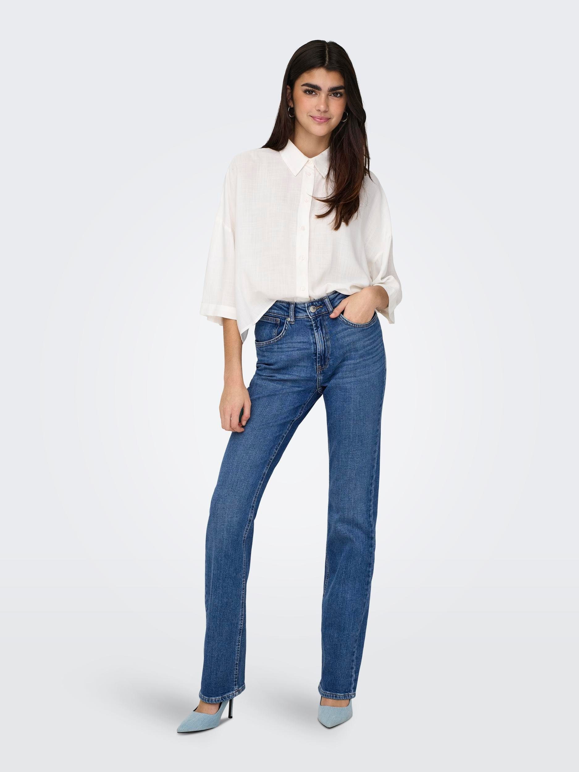 Only Bootcut jeans ONLEVERLY MW SWEET FLARED DNM CRO187