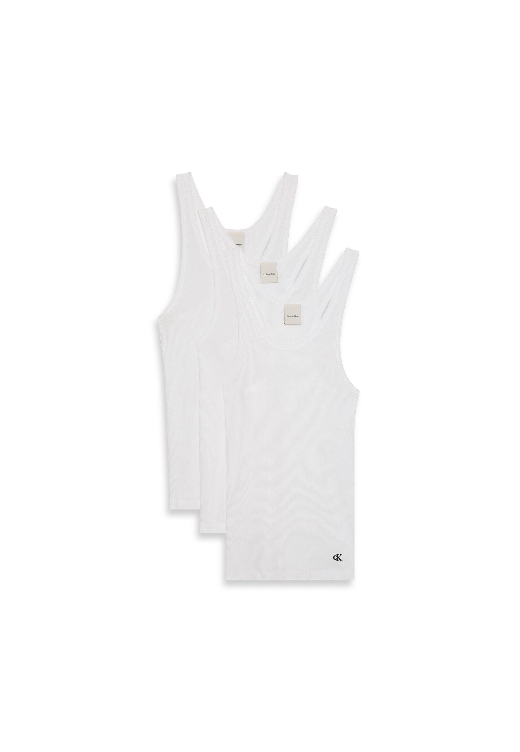 Calvin Klein Tanktop SCOOP NECK COTTON TANK 3PK (3-delig, Set van 3)