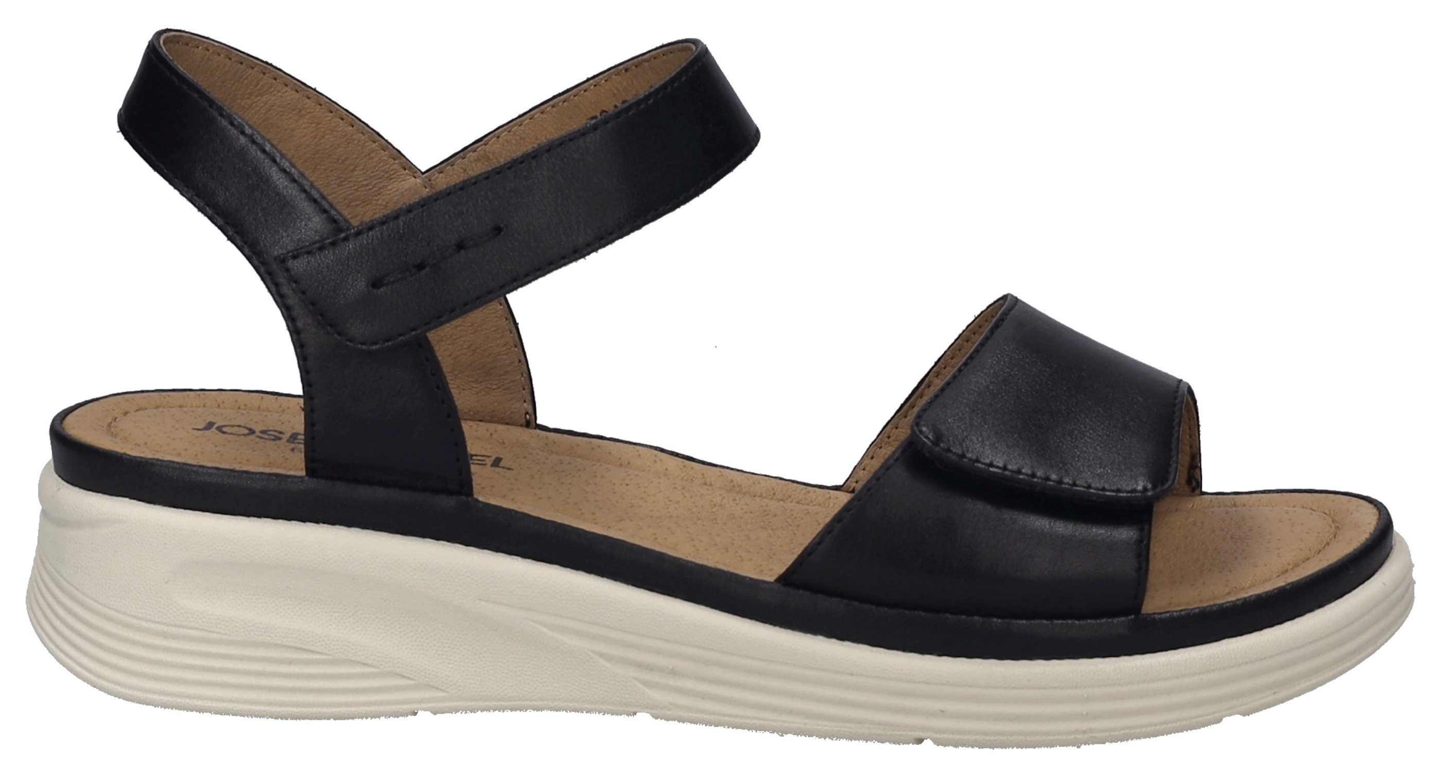 Josef Seibel Sandalen Sevran 01 , vrijetijdsschoen, sleehak sandaal met klittenbandsluiting