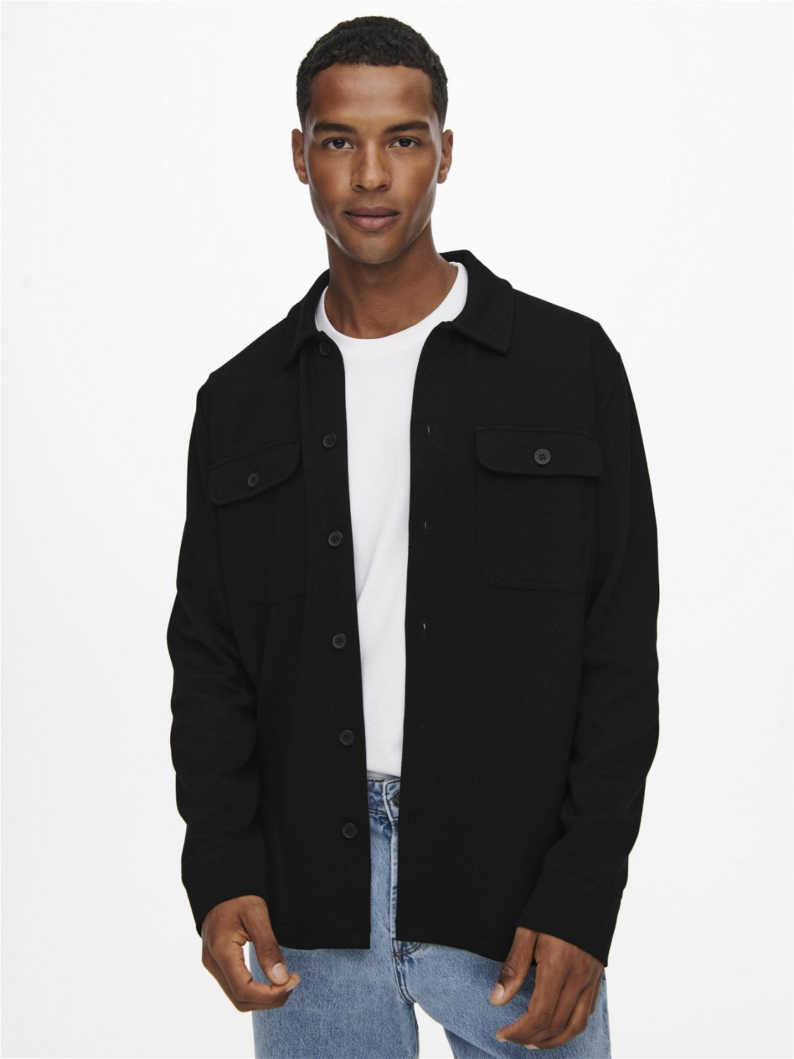 ONLY & SONS Overhemd met lange mouwen ONSNEWKODYL OVERSHIRT SWEAT NOOS