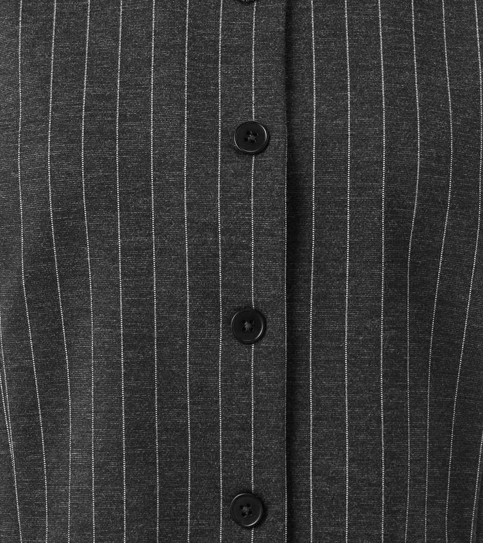 Aniston CASUAL Korte bodywarmer in een edele naaldstrepen dessin - nieuwe collectie