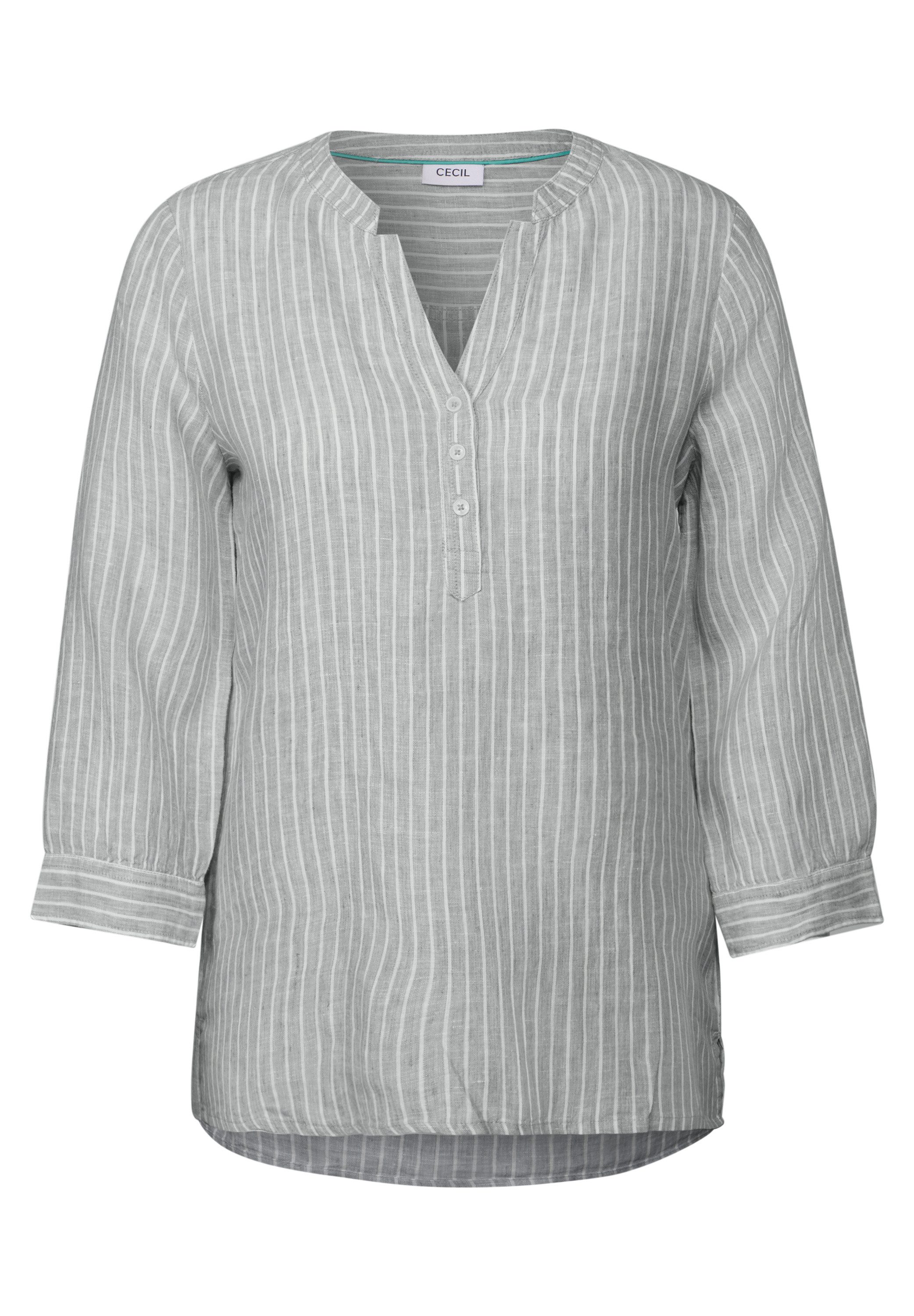 Cecil Blouse zonder sluiting in streep-look