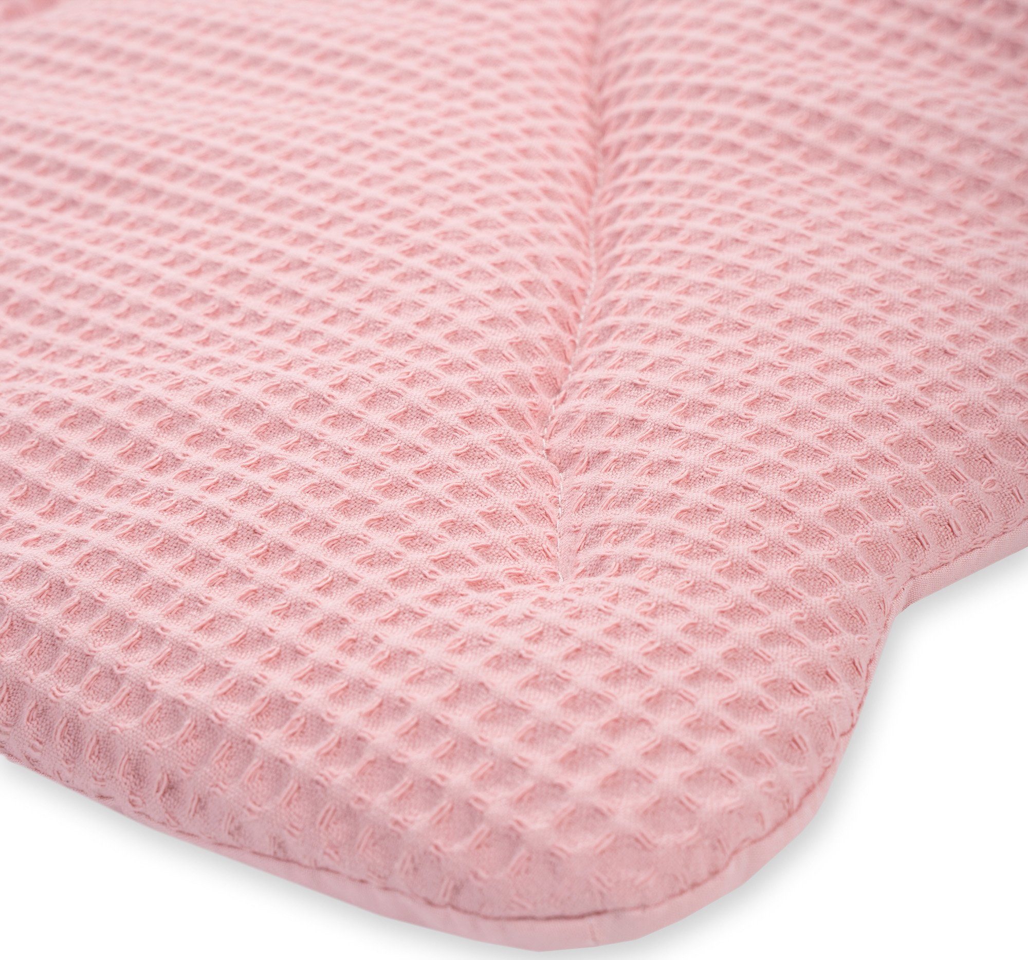 Zöllner Boxkleed Blad wafelpiqué, Blush