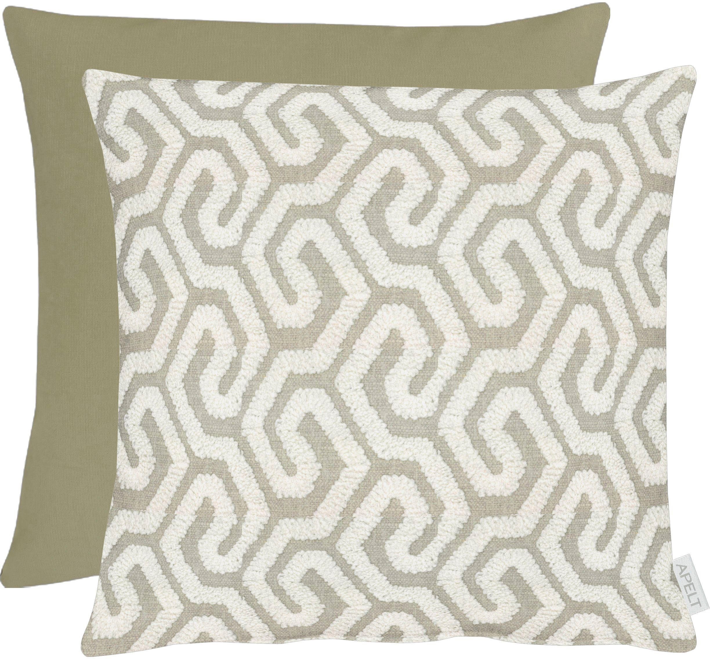 APELT Sierkussen Tiago modieus ontwerp, omkeerbare kussenhoes zonder vulling(1 stuk) sierkussens beige