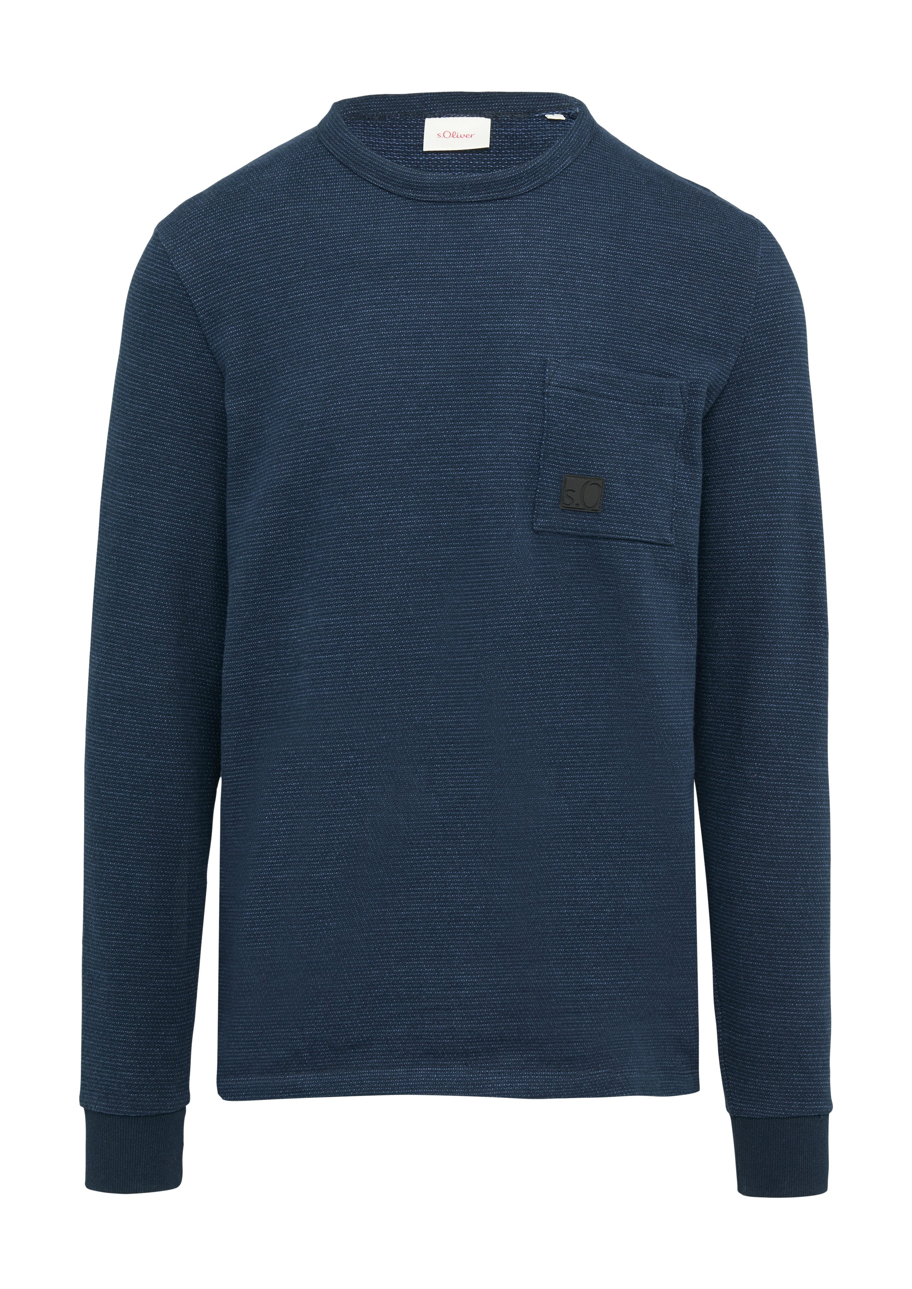 s.Oliver Longsleeve met geborduurd logo