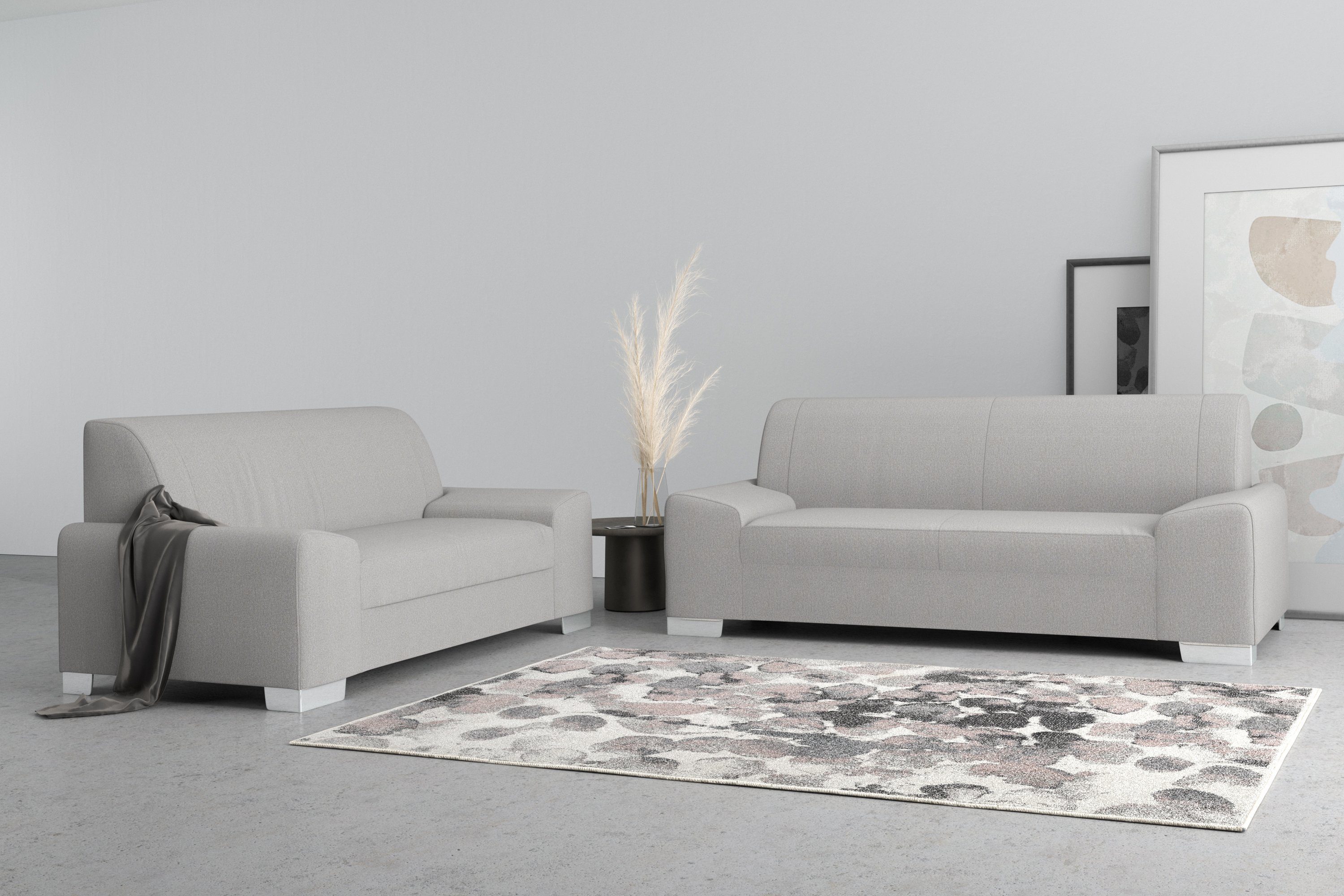 DOMO collection 2-zitsbank Anzio Optioneel met veerkern