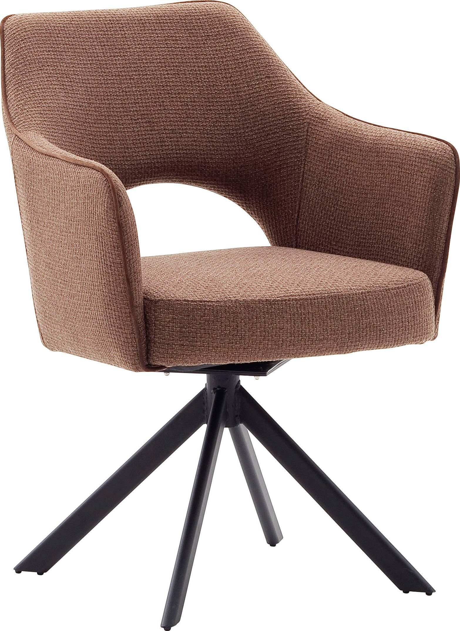 MCA furniture Stoel met 4 poten Tonala (2-set), 180° draaibaar, belastbaarheid 120 kg, zithoogte ca. 49 cm (2 stuks)