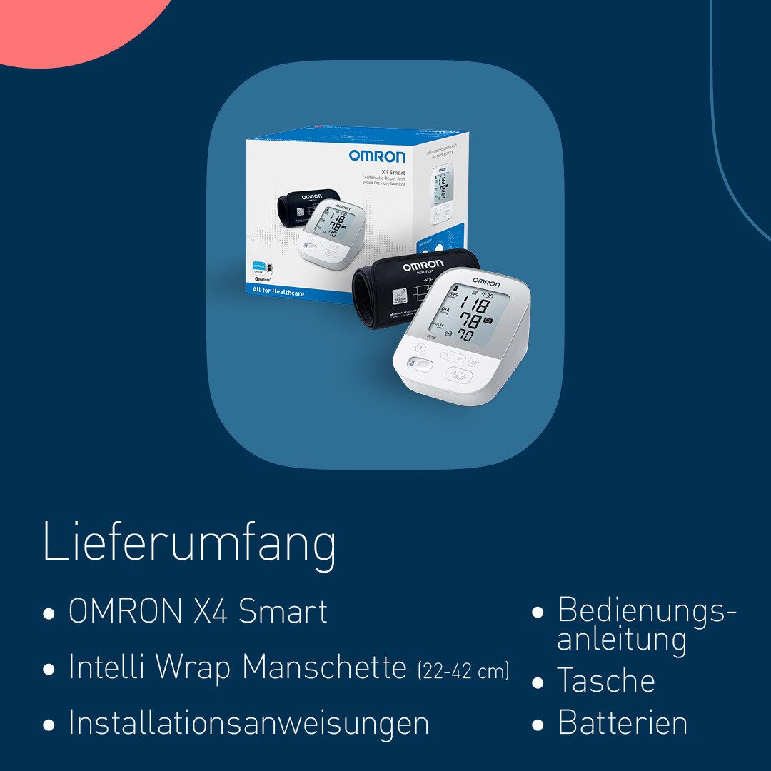 Omron Bovenarm-bloeddrukmeter X4 Smart
