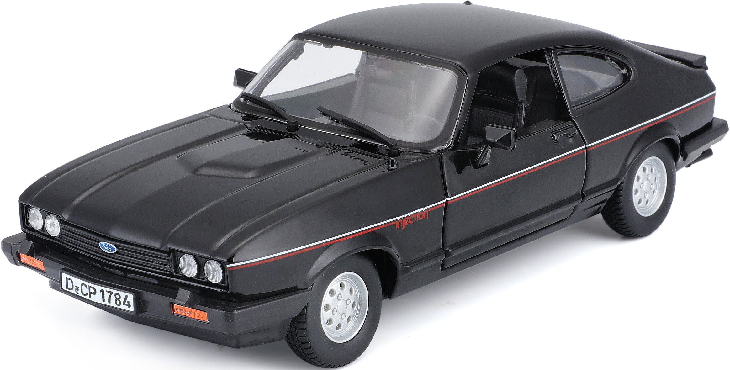Bburago Auto op schaal Ford Capri, zwart