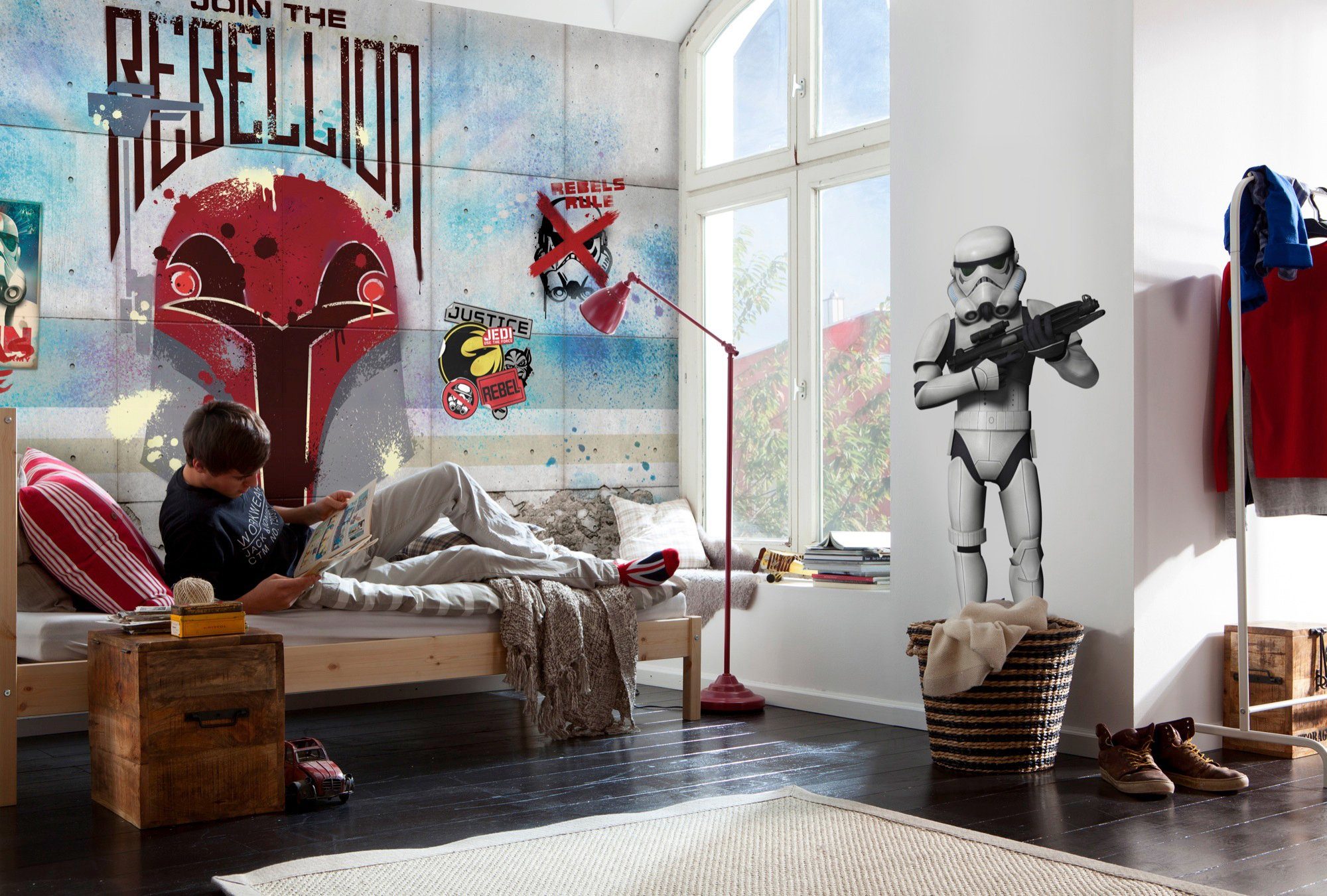 Komar Fotobehang STAR WARS Rebels Wall - Afmeting 368 x 254 cm (set)