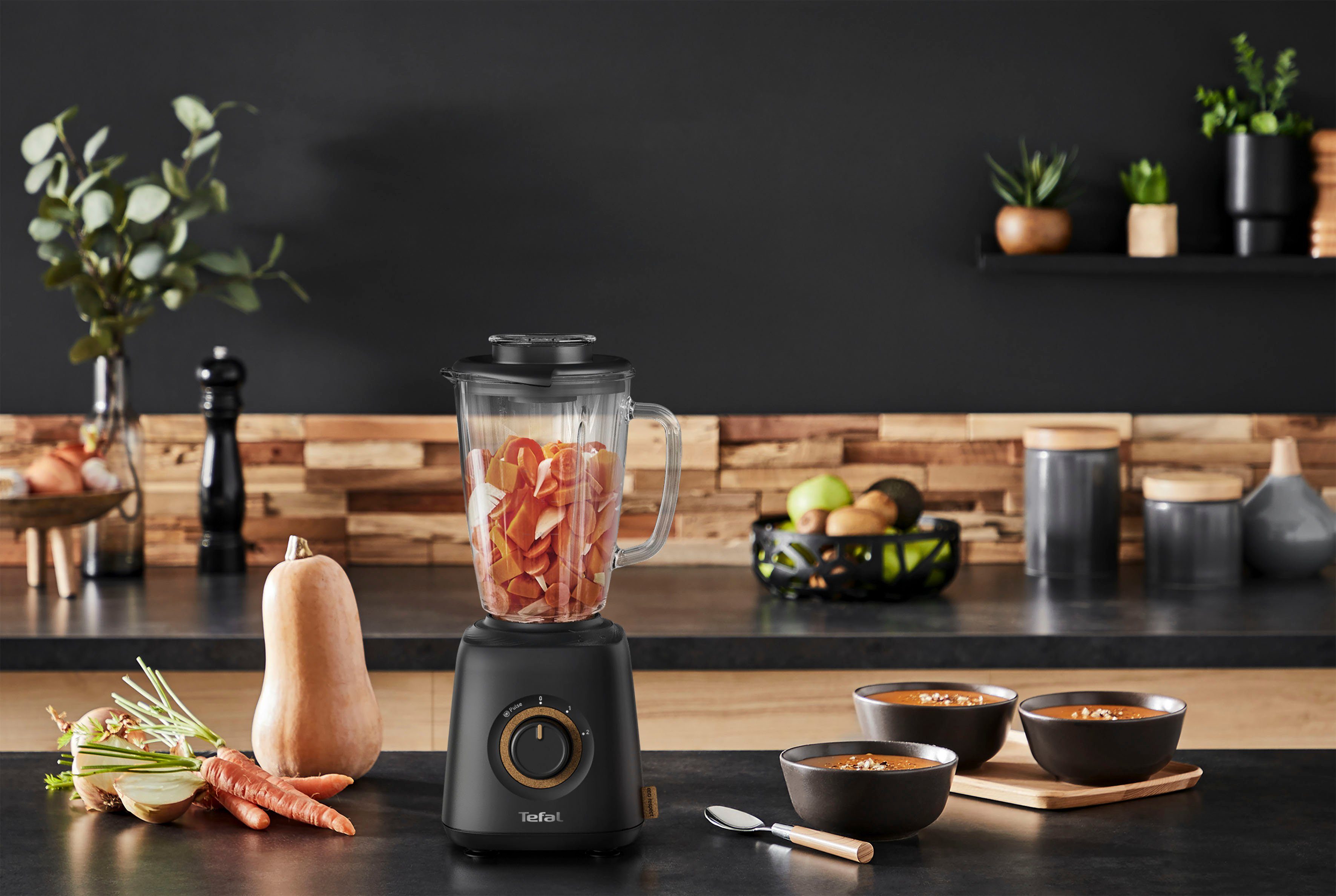 Tefal Blender Eco Respect in eco-design, 1,75 l, 4 messen, bl46en