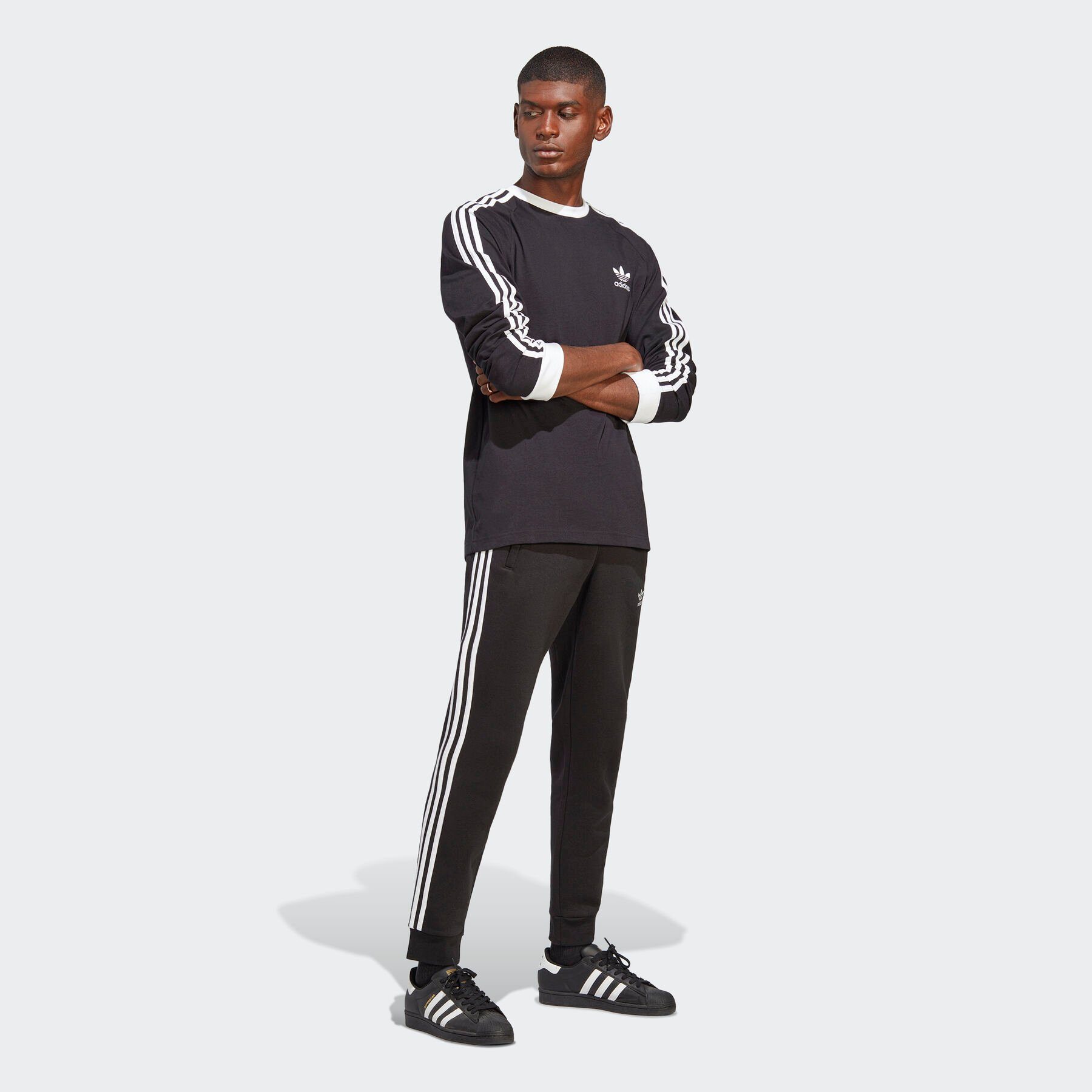 adidas Originals Shirt met lange mouwen 3-STRIPES LS T (1-delig)